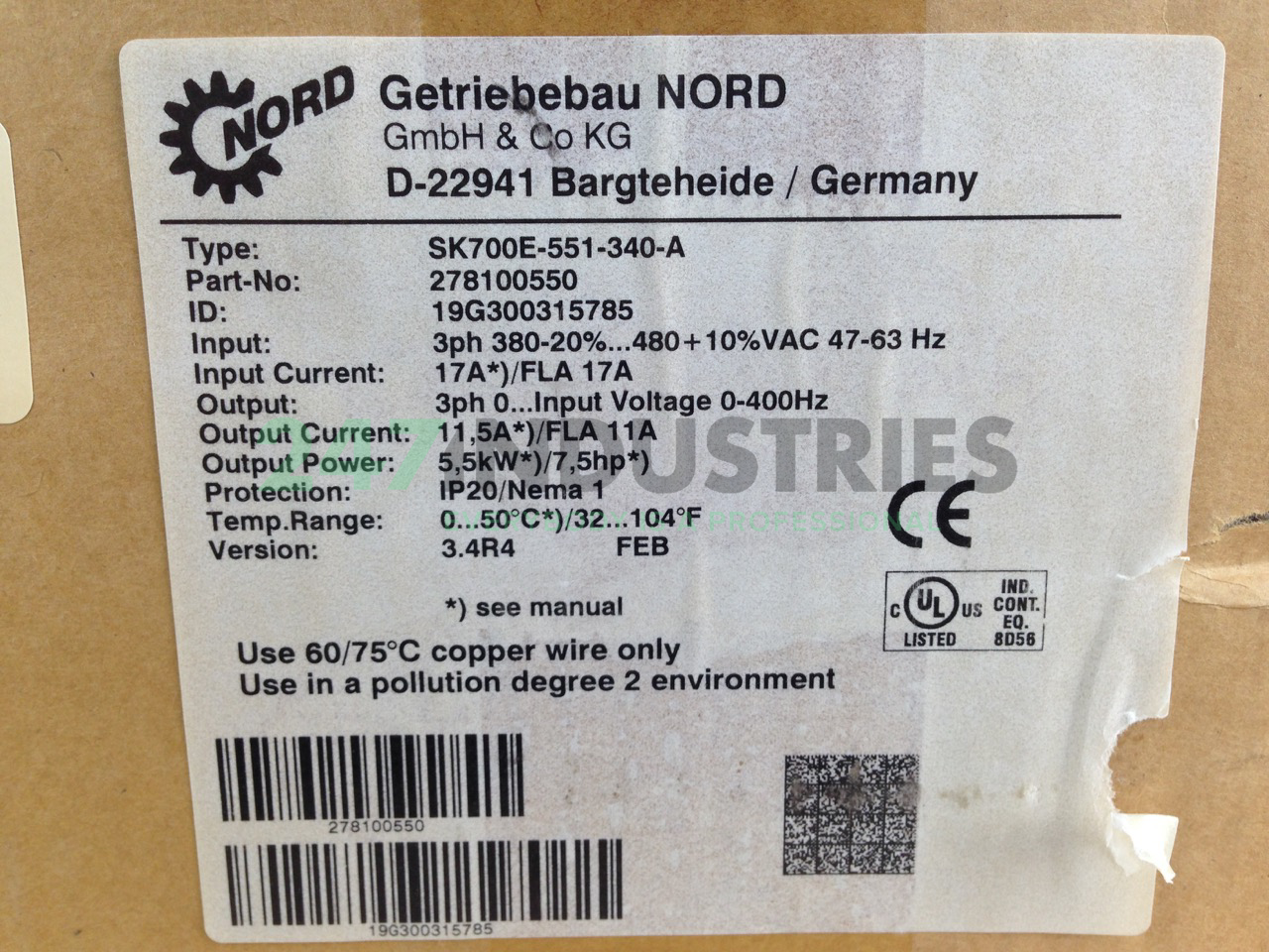 SK700E-551-340-A Nord Drive Systems Image 7