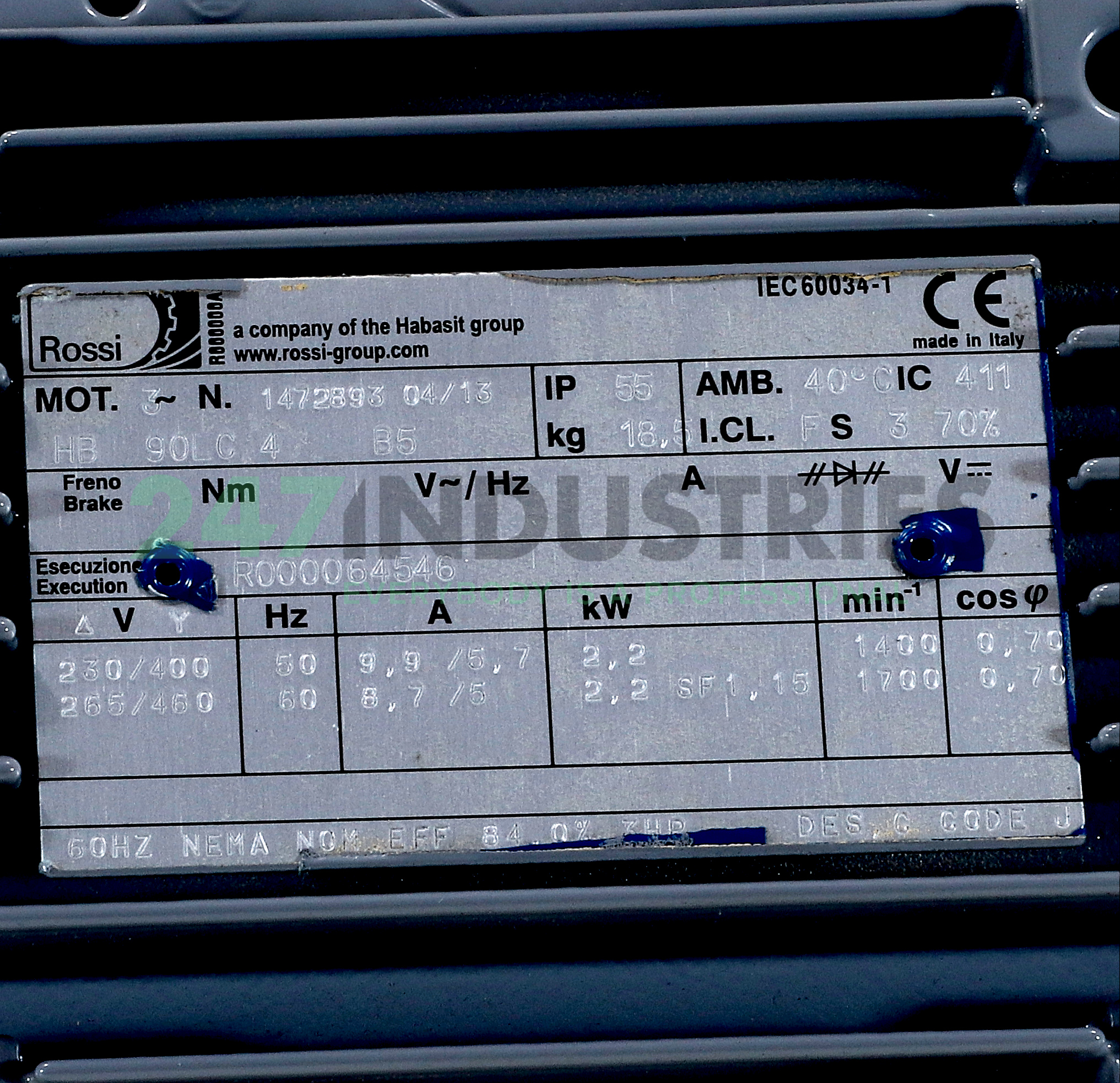 MR2E200FC1C-HB90LC4B5 Rossi Image 2