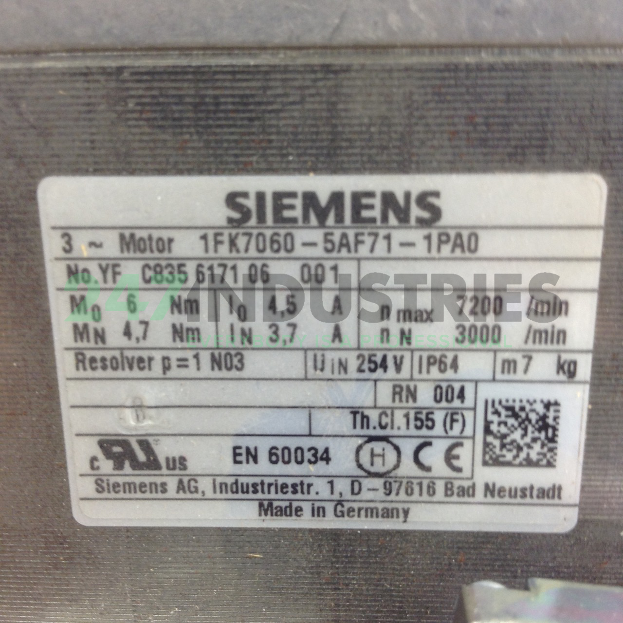 1FK7060-5AF71-1PA0 Siemens Image 2