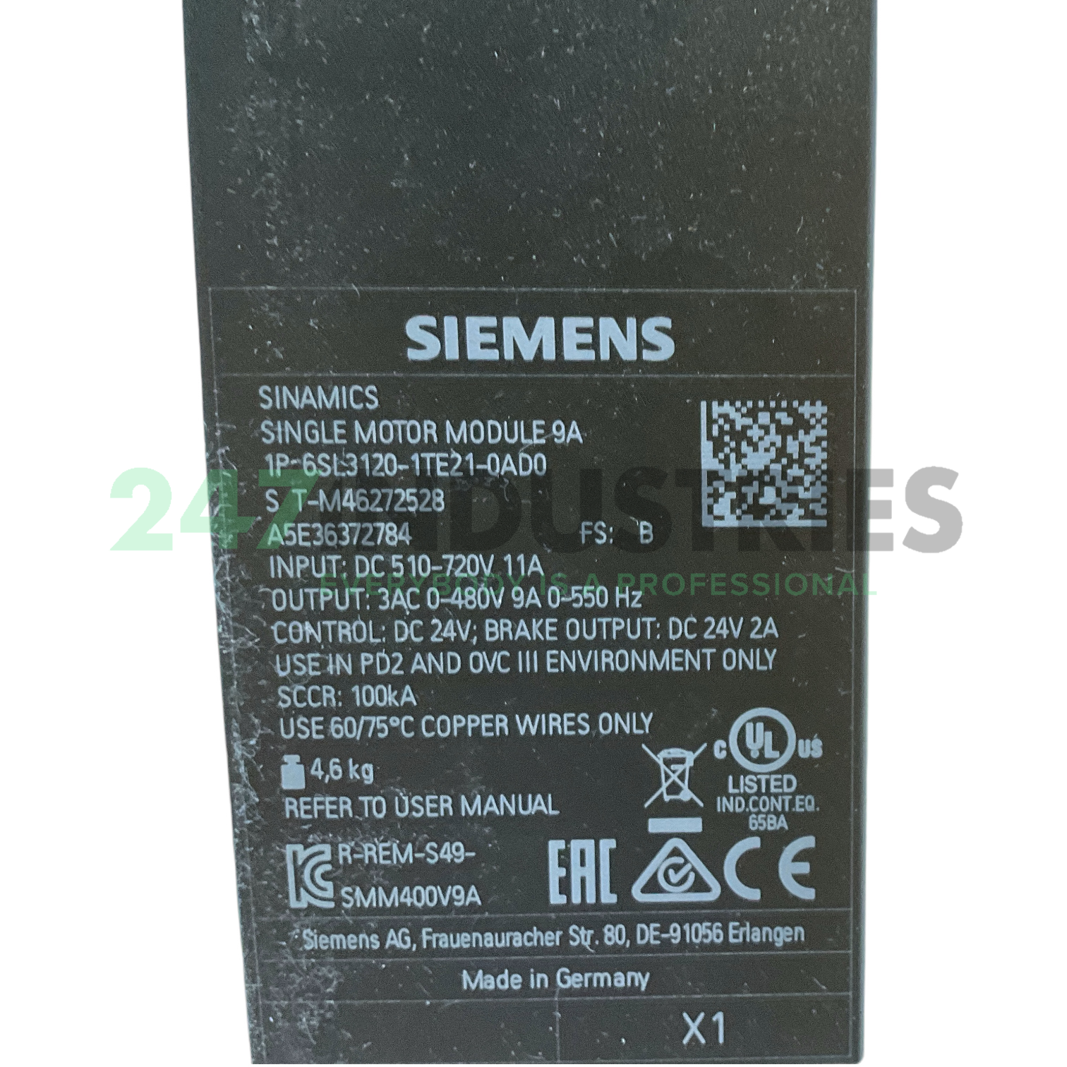 6SL3120-1TE21-0AD0 Siemens Image 4