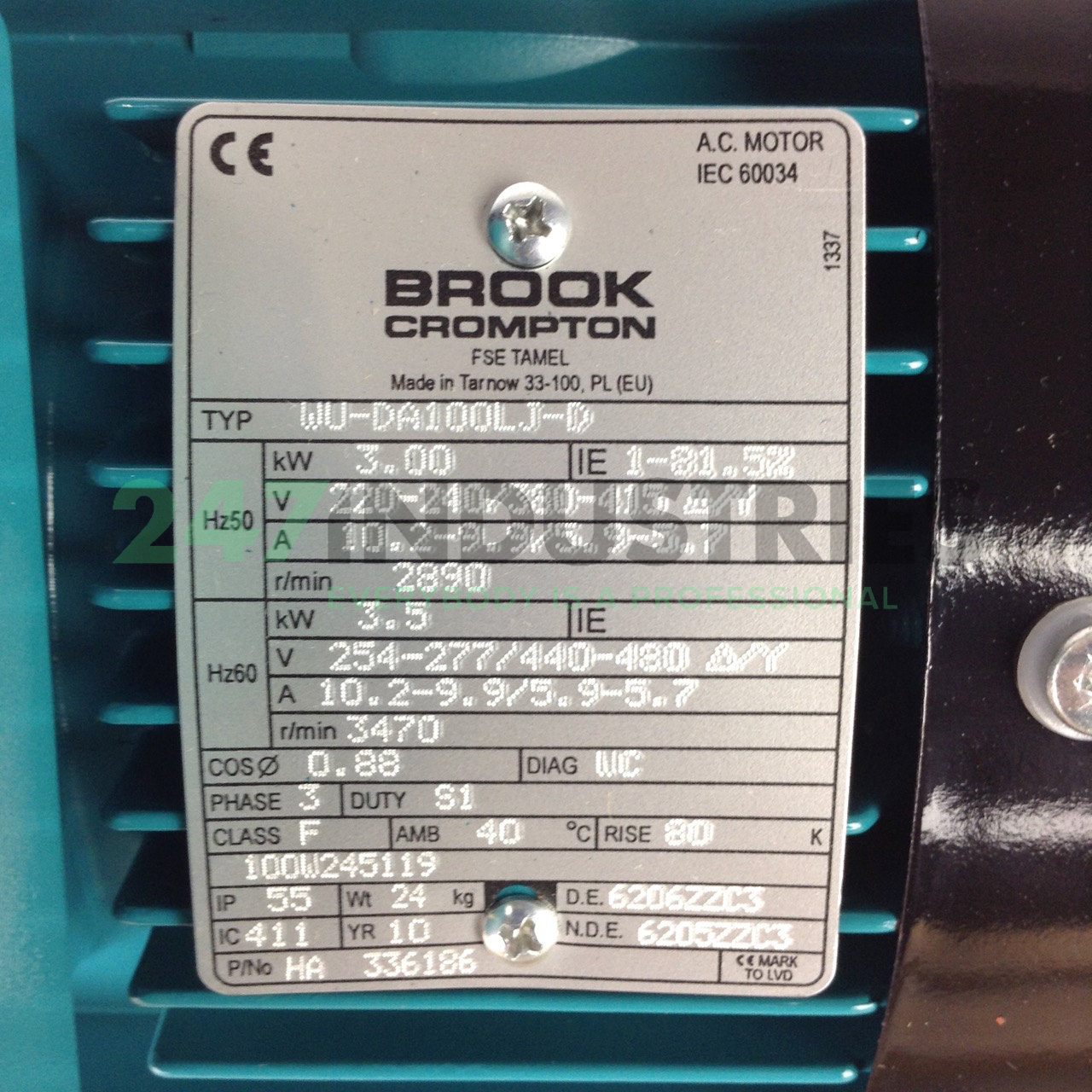 WU-DA100LJ-D-B5 Brook Crompton Image 2