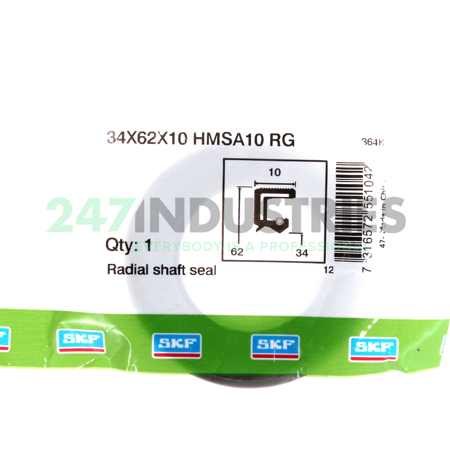 34X62X10HMSA10RG SKF Image 3