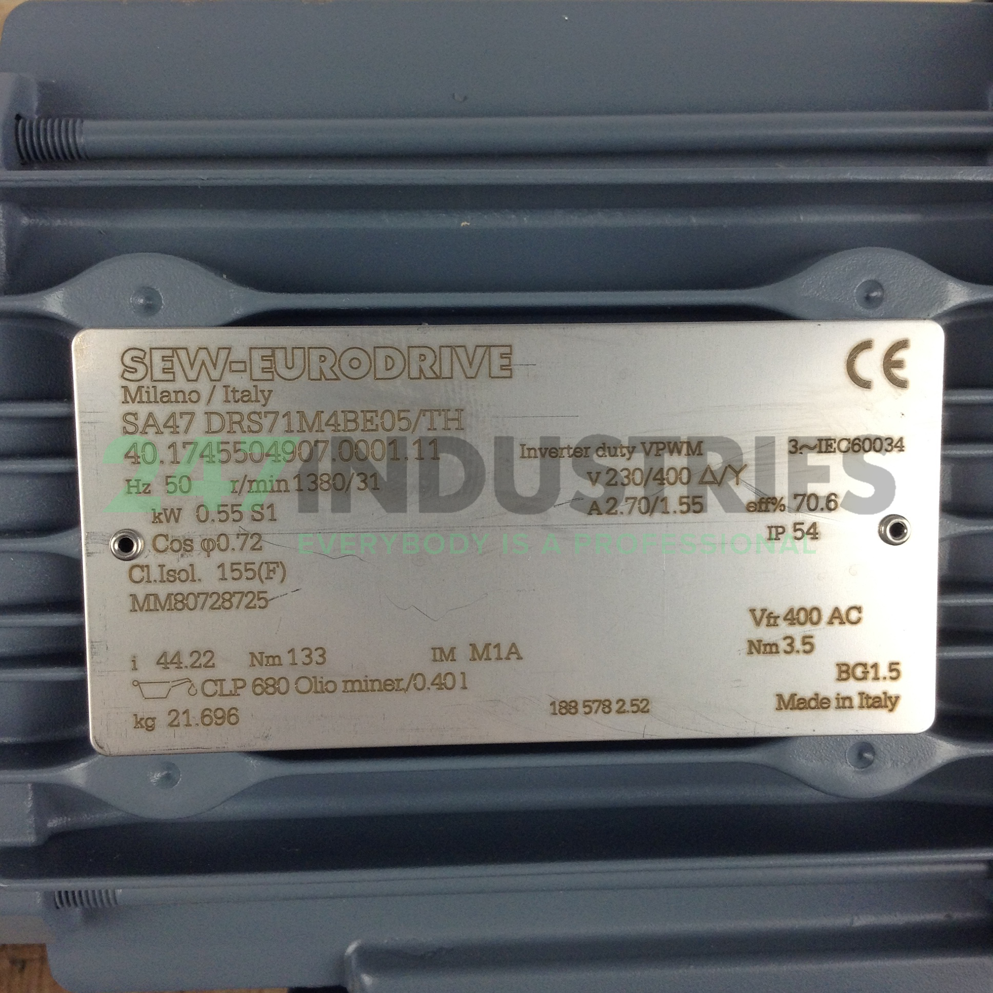 SA47DRS71M4BE05/TH SEW-EURODRIVE Image 2