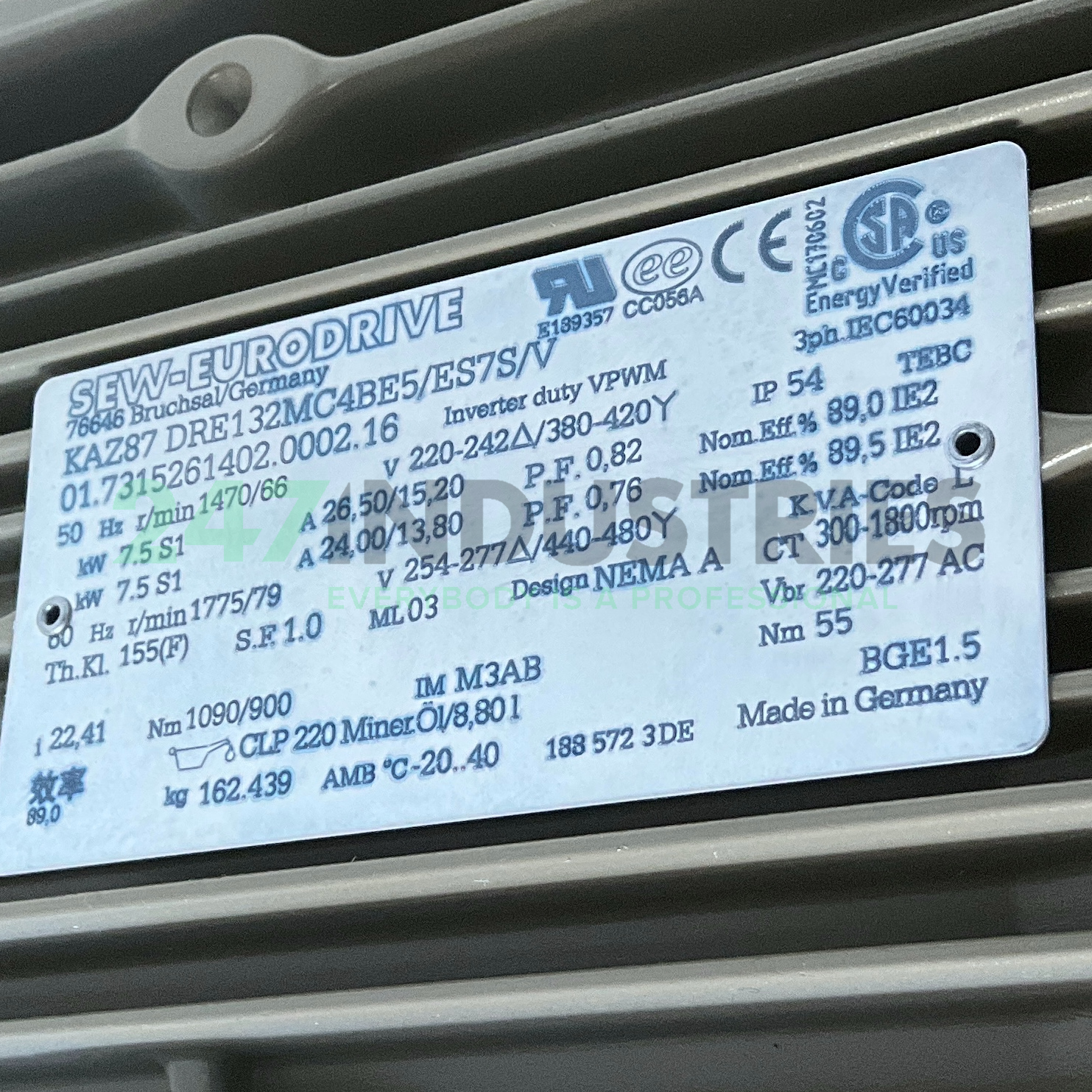 KAZ87DRE32MC4BE5/ES7S/V SEW-EURODRIVE Image 4