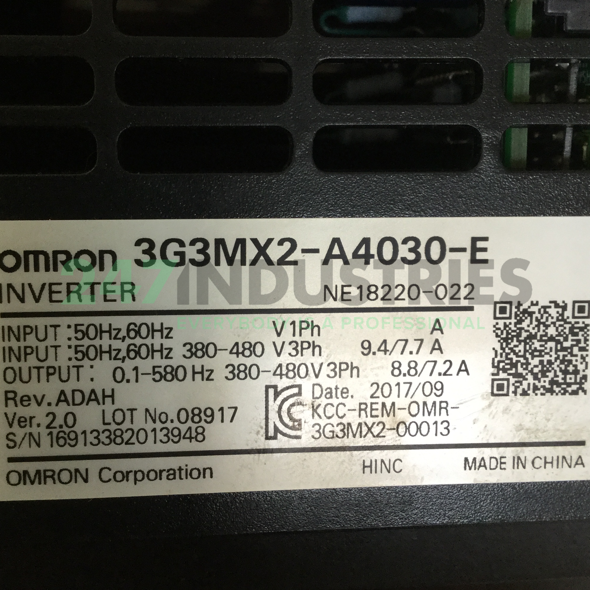 3G3MX2-A4030-E Omron Image 4