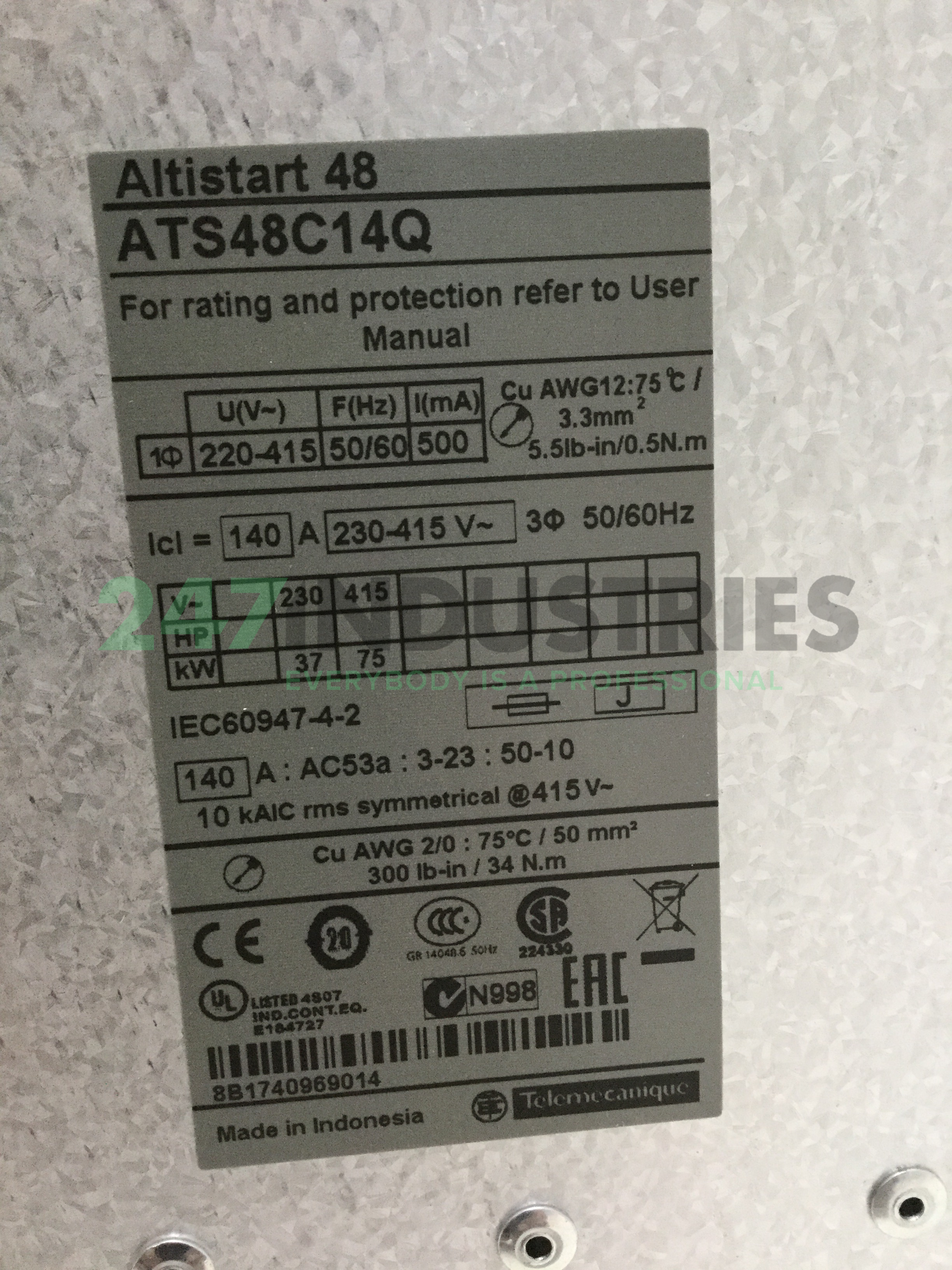 ATS48C14Q Schneider Electric Image 4