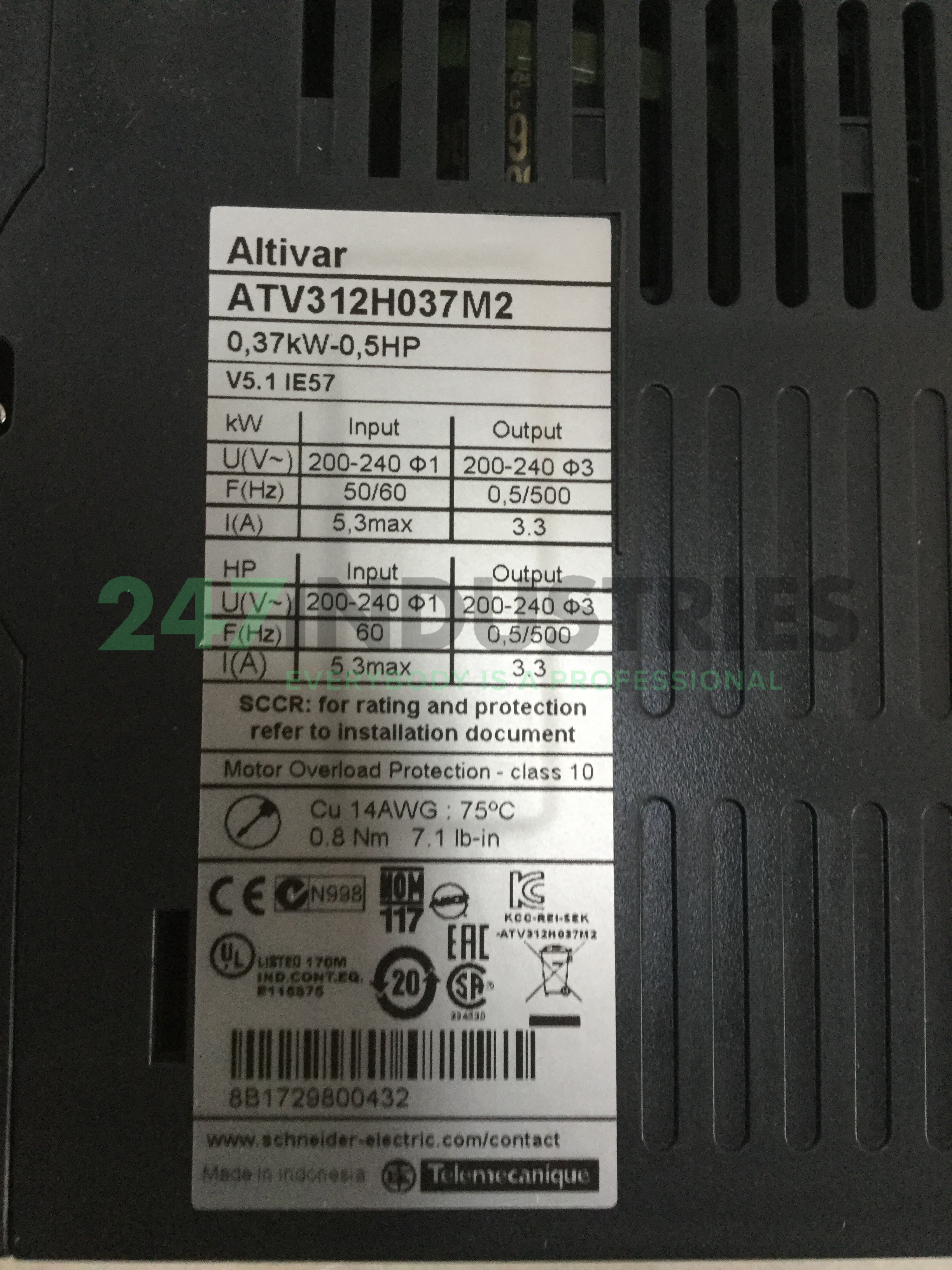 ATV312H037M2 Schneider Electric Image 4
