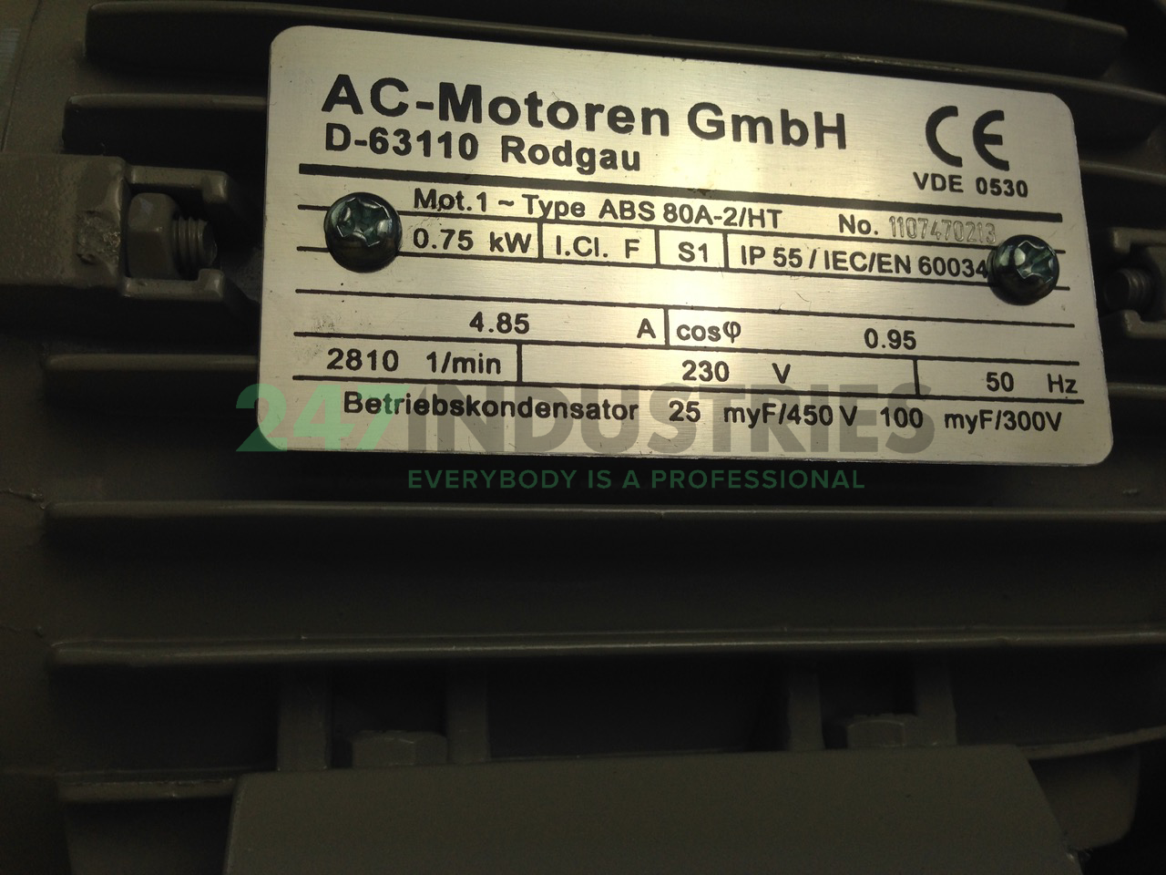 ABS80A-2/HTB3 AC-Motoren GmbH Image 2