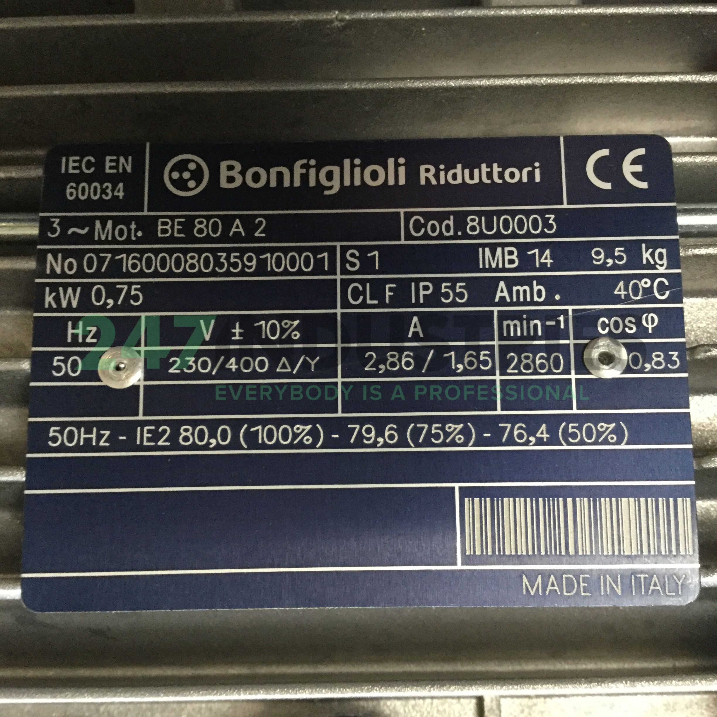 BE80A2-B14 Bonfiglioli Image 4
