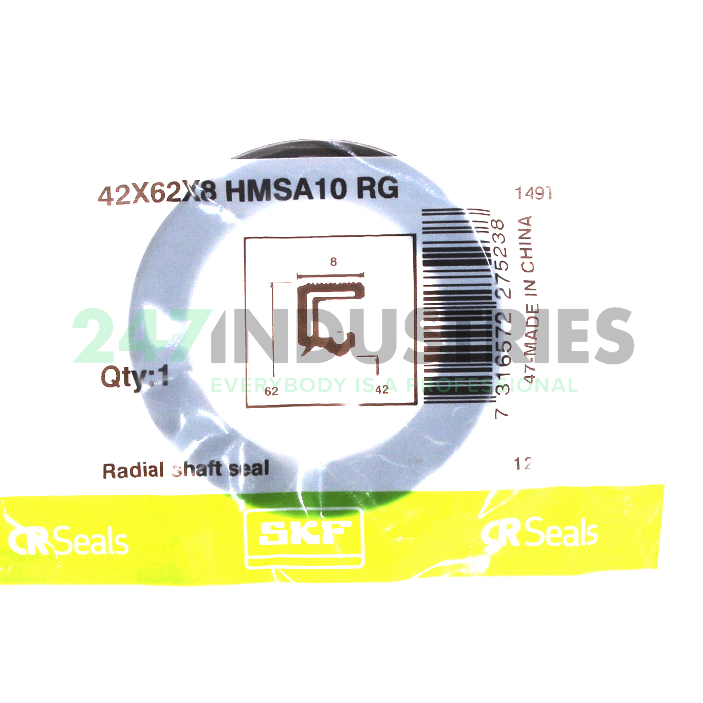 42X62X8HMSA10RG SKF Image 3