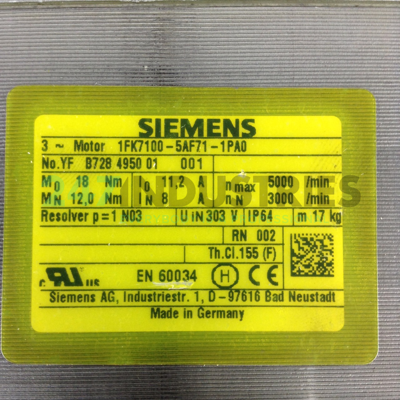 1FK7100-5AF71-1PA0 Siemens Image 2
