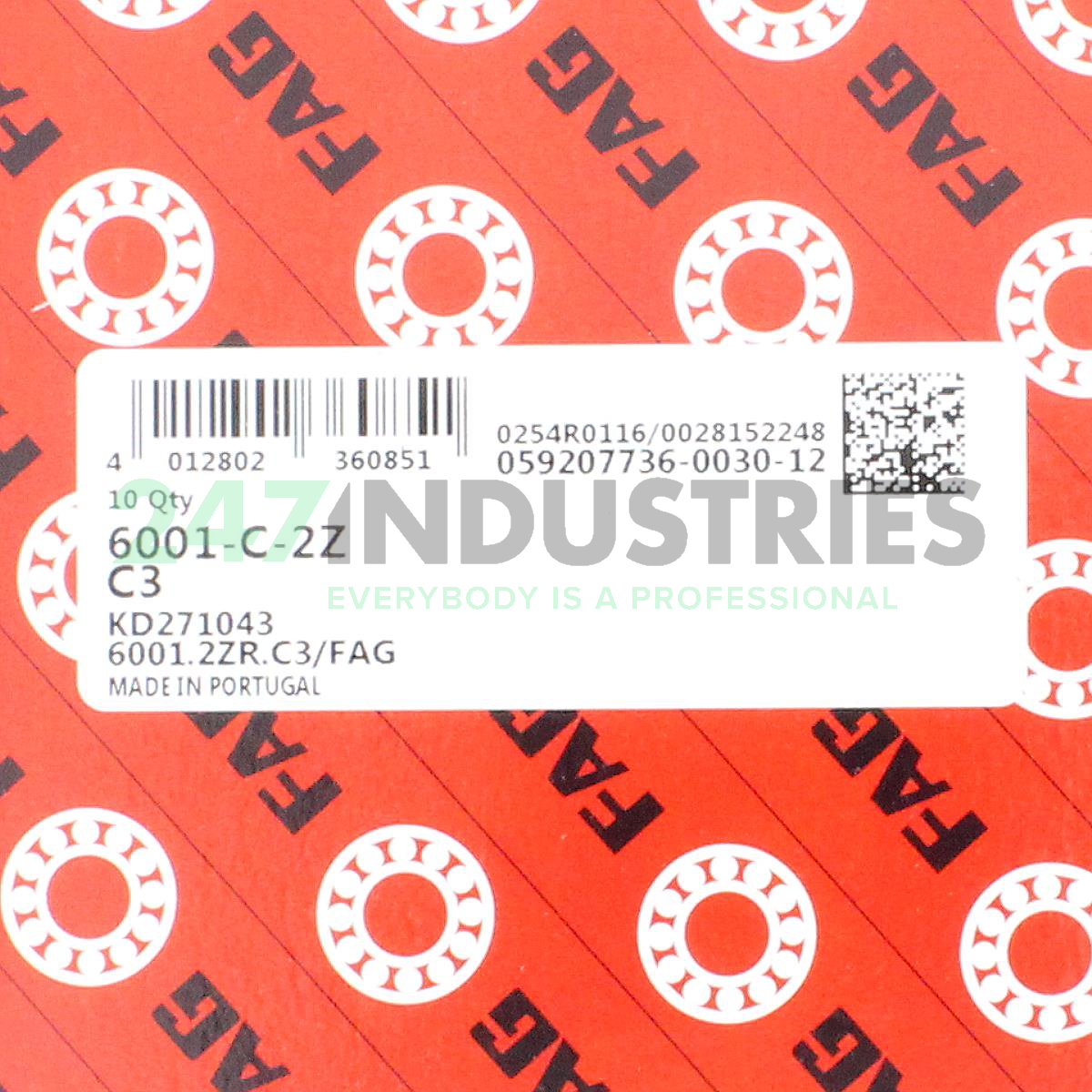 6001-C-2Z-C3 FAG Image 8