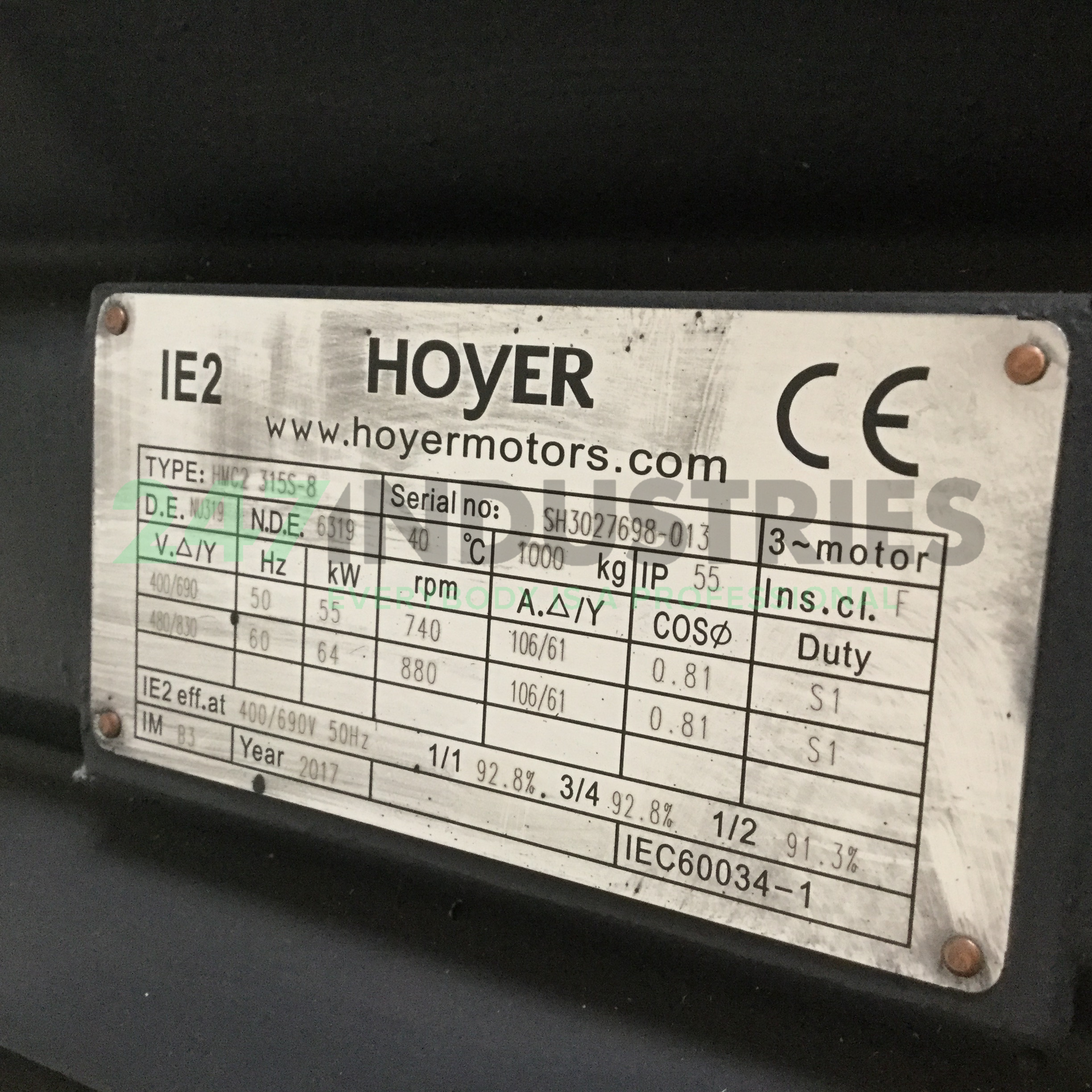 HMC2-315S-8-B3 Hoyer Image 4