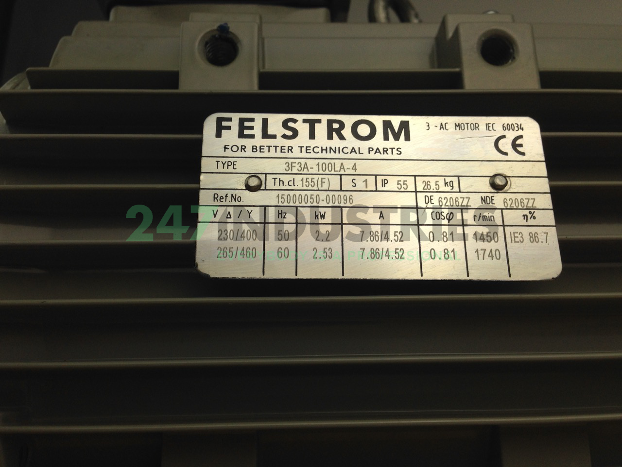 3F3A-100LA-4B34 Felstrom Image 3