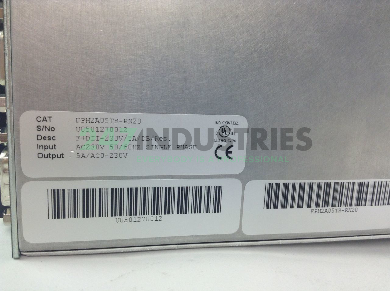 FPH2A05TB-RN20 Baldor Image 3