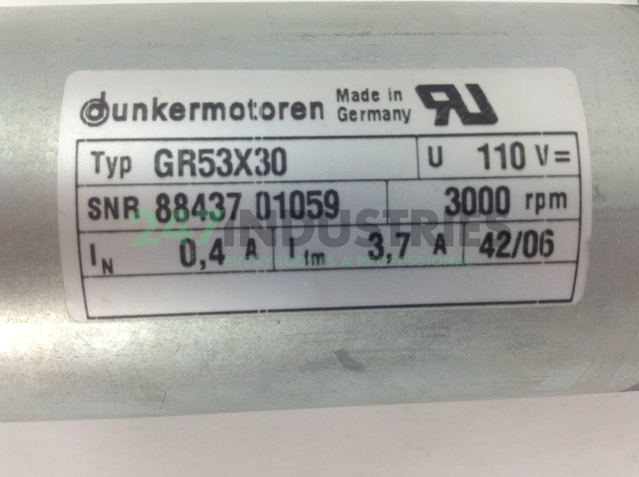 GR53X30/PLG52-288/110 Dunkermotoren Image 2