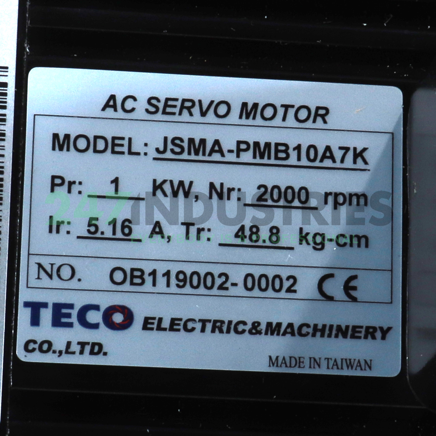 JSMA-PMB10A7K Teco Image 2
