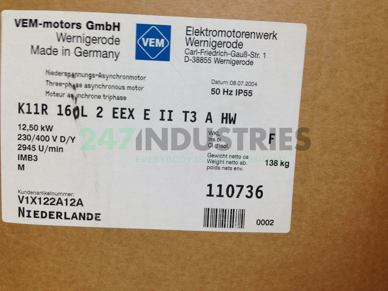 K11R160L2EEB3 VEM Image 3