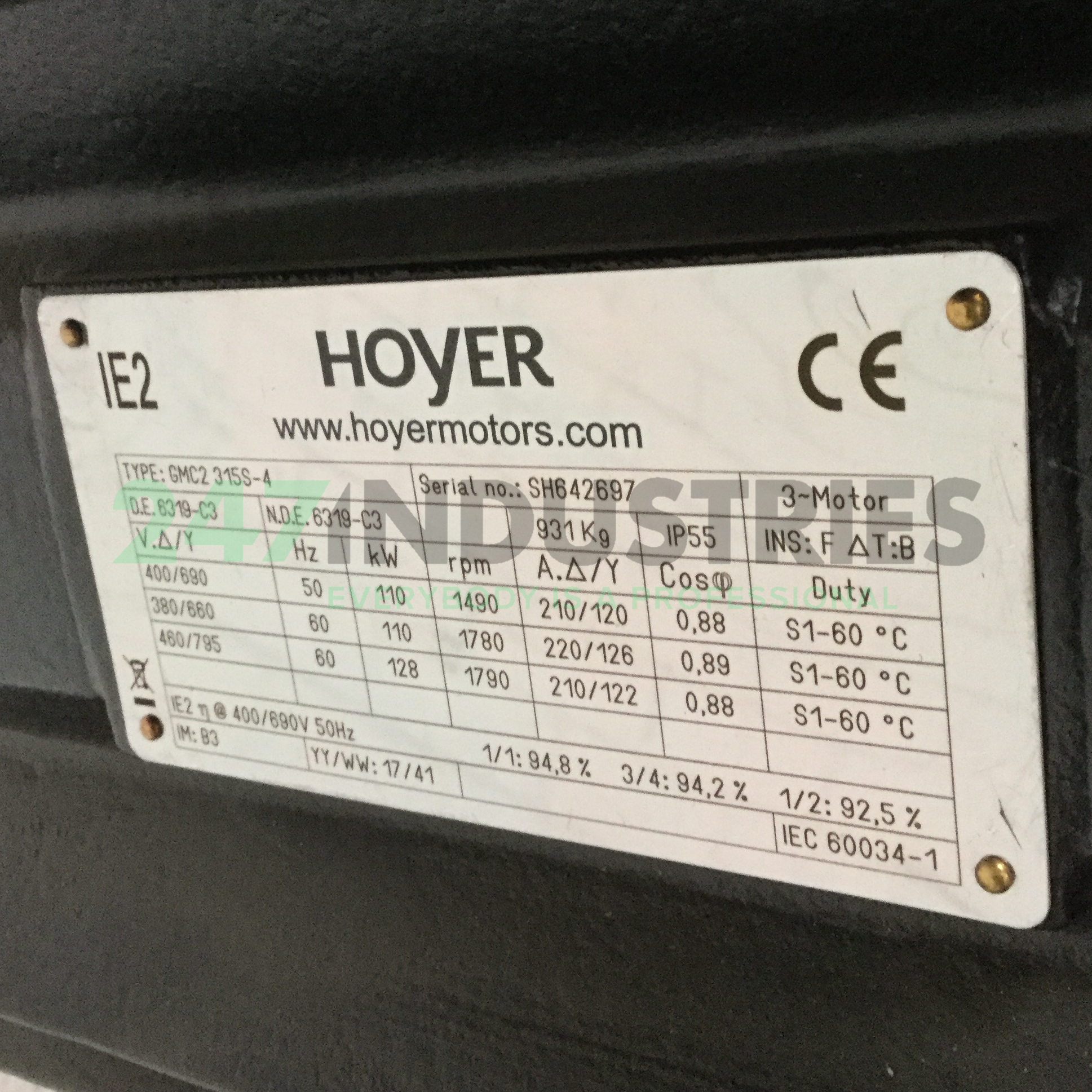 GMC2-315S-4-B3 Hoyer Image 4