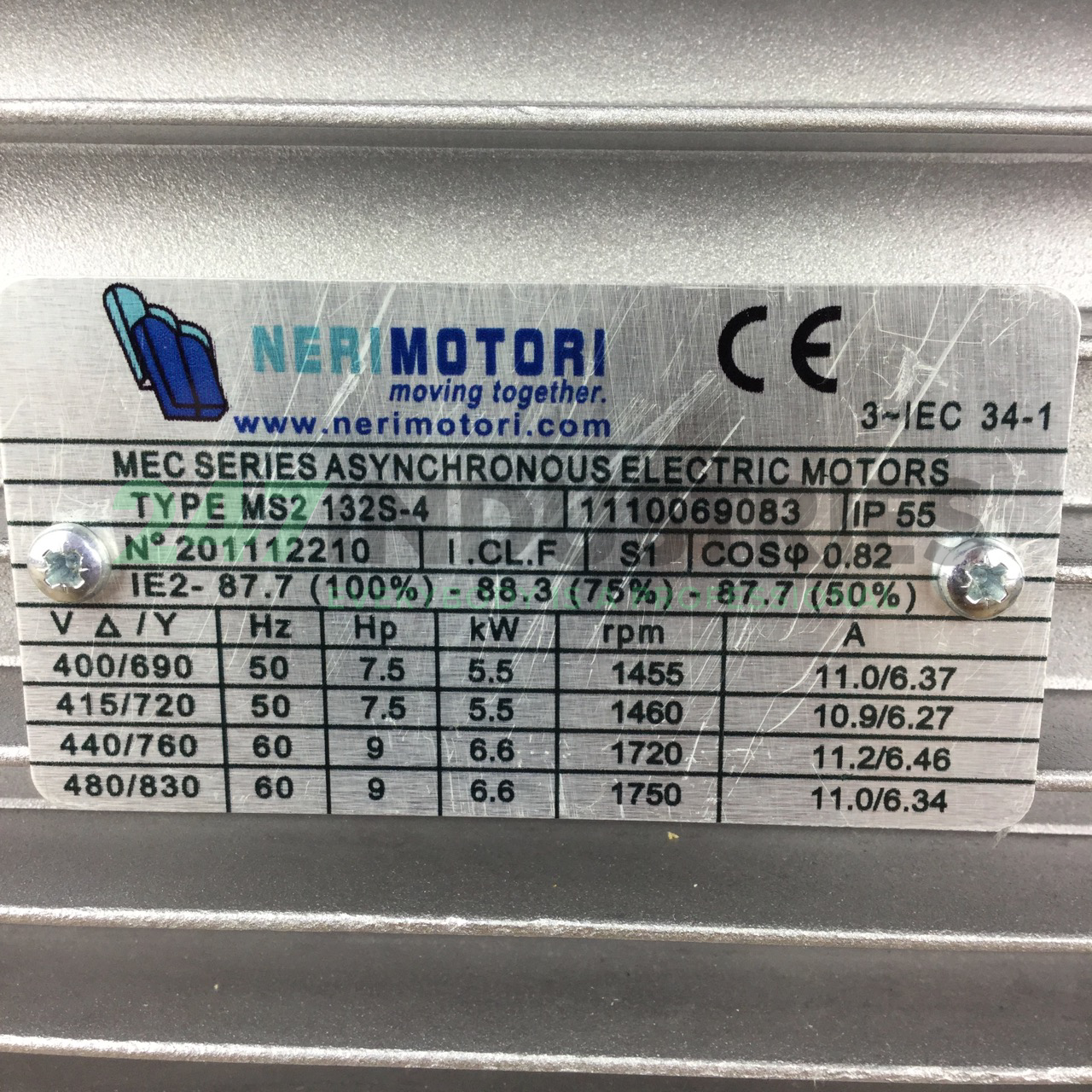 MS2132S-4B3 Neri Motori Image 2