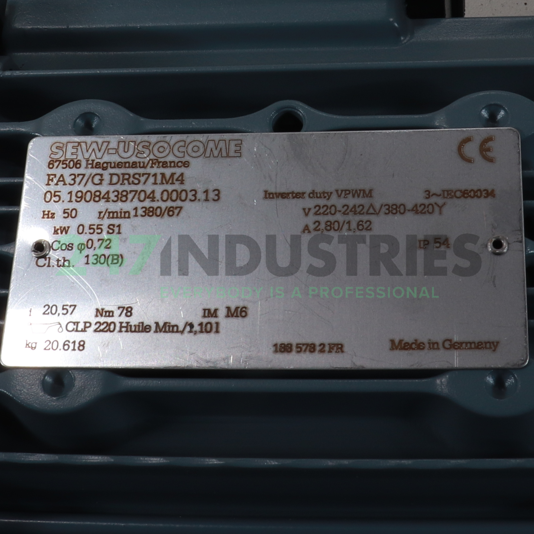 FA37G/DRS71M4 SEW-EURODRIVE Image 4