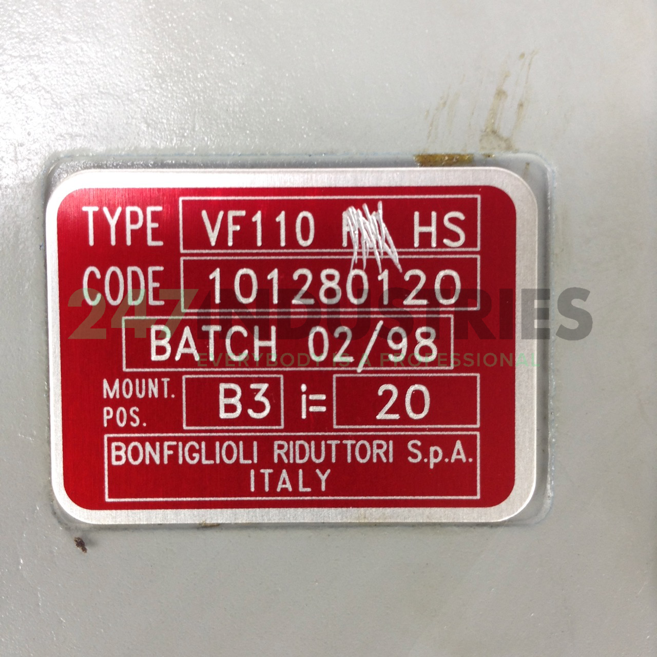 VF110P1HS-I20 Bonfiglioli Image 2