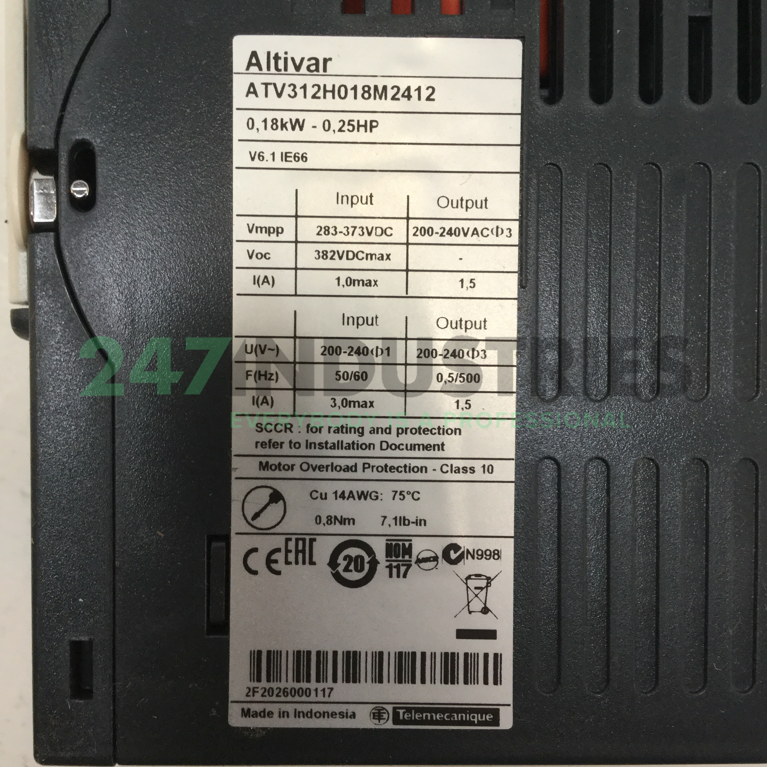 ATV312H018M2412 Schneider Electric Image 4