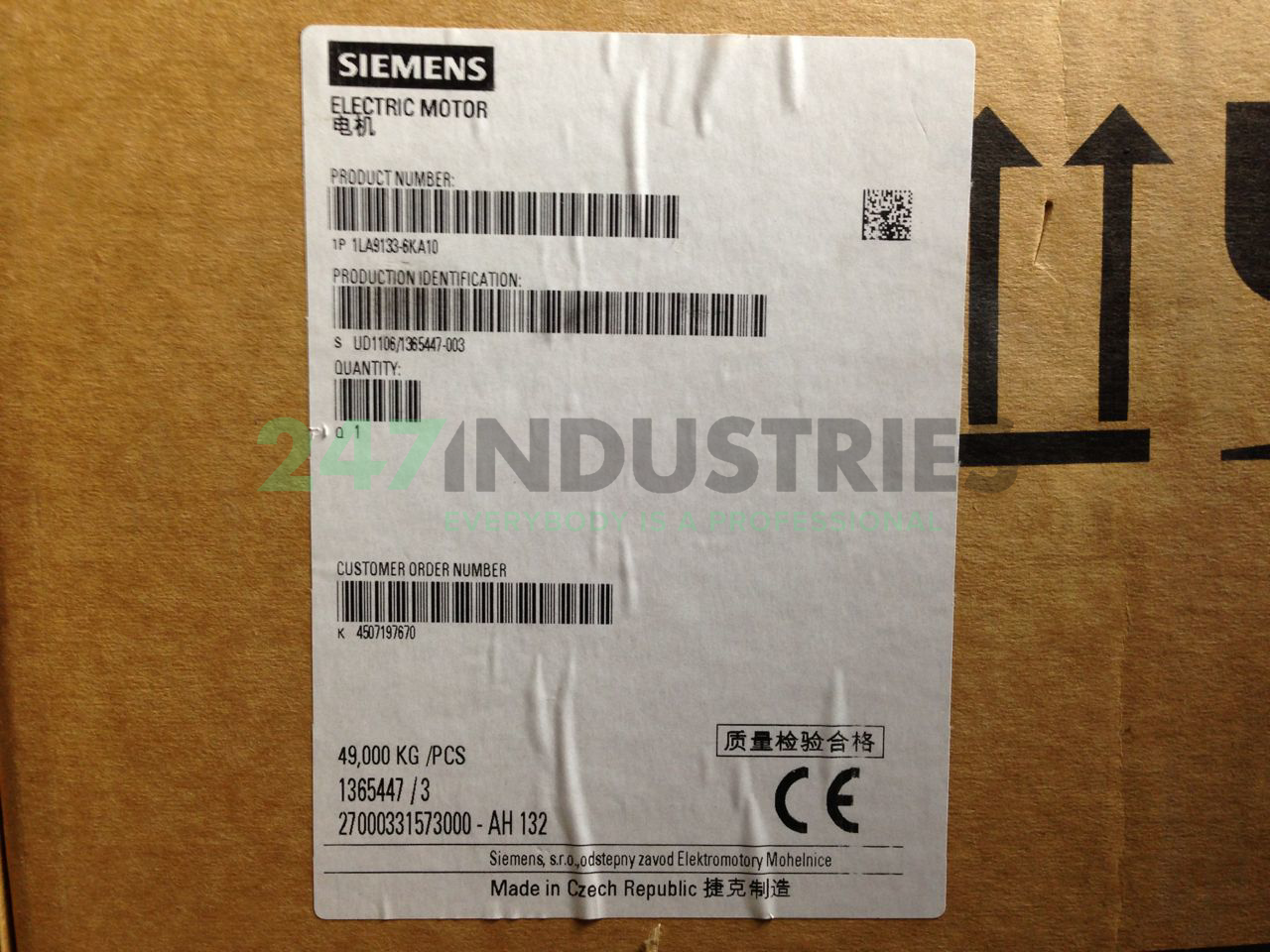 1LA9133-6KA10 Siemens Image 3