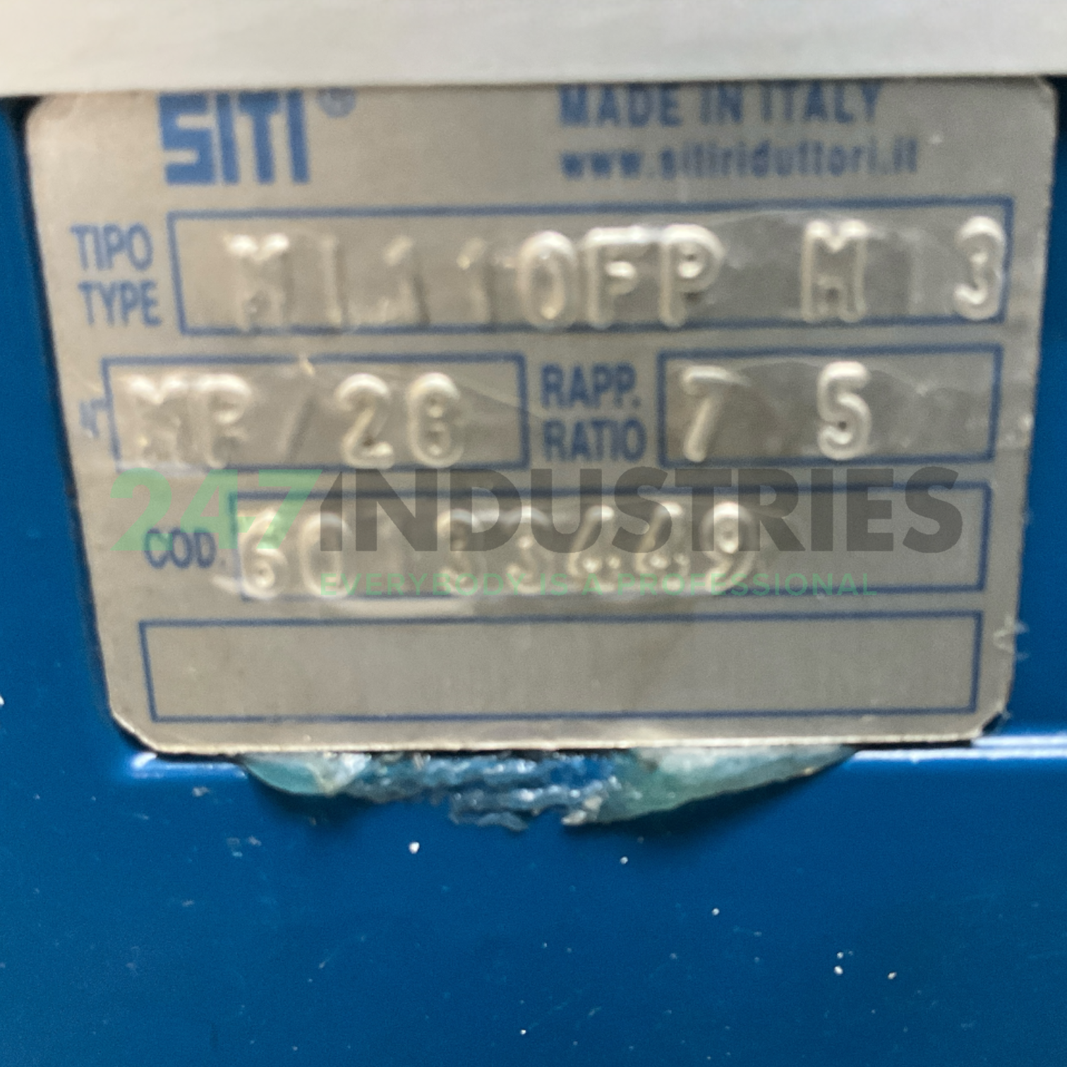 MI110FPM13-100B14I7,5 Siti Riduttori Image 3