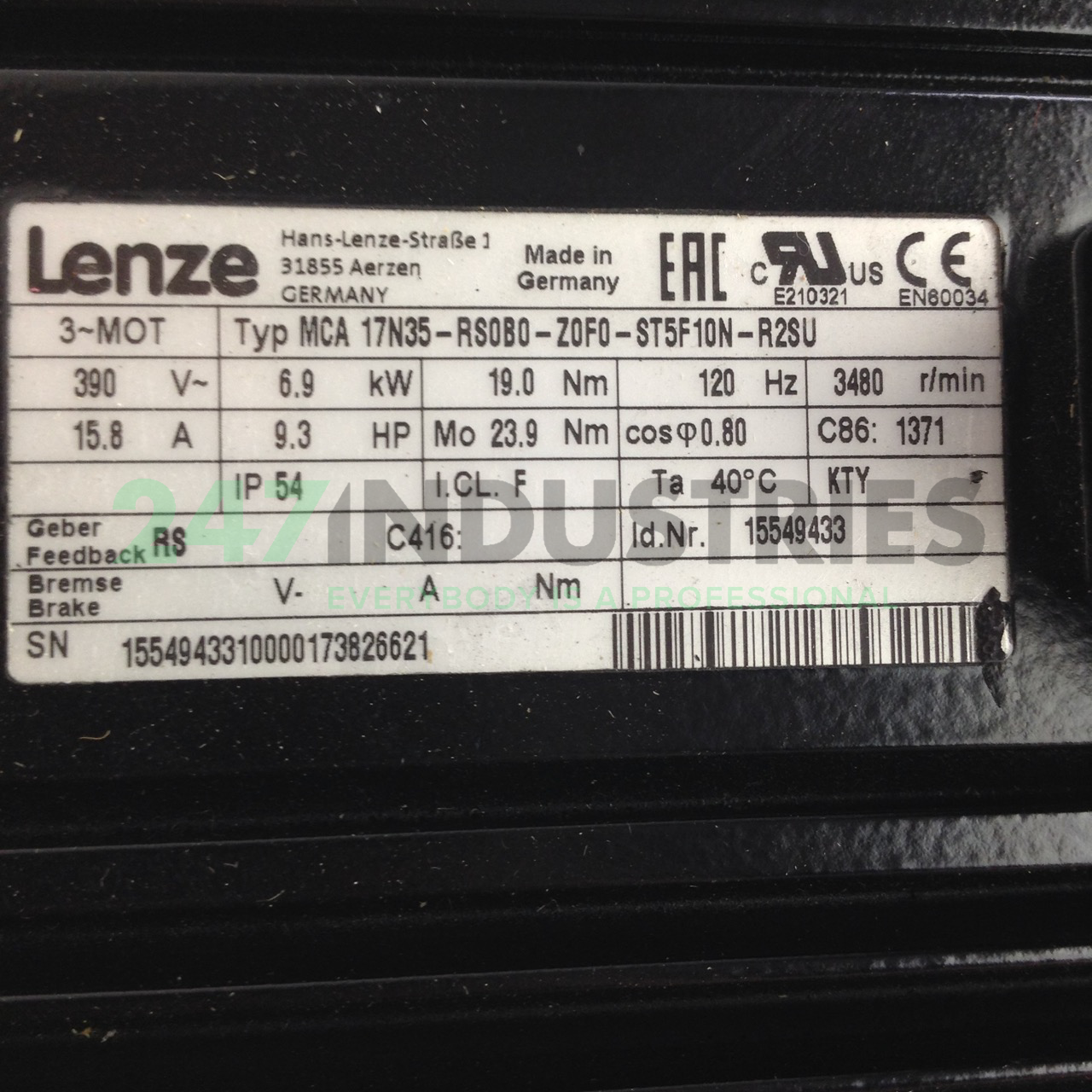 GKS06-3AHBR17NC35 Lenze Image 6