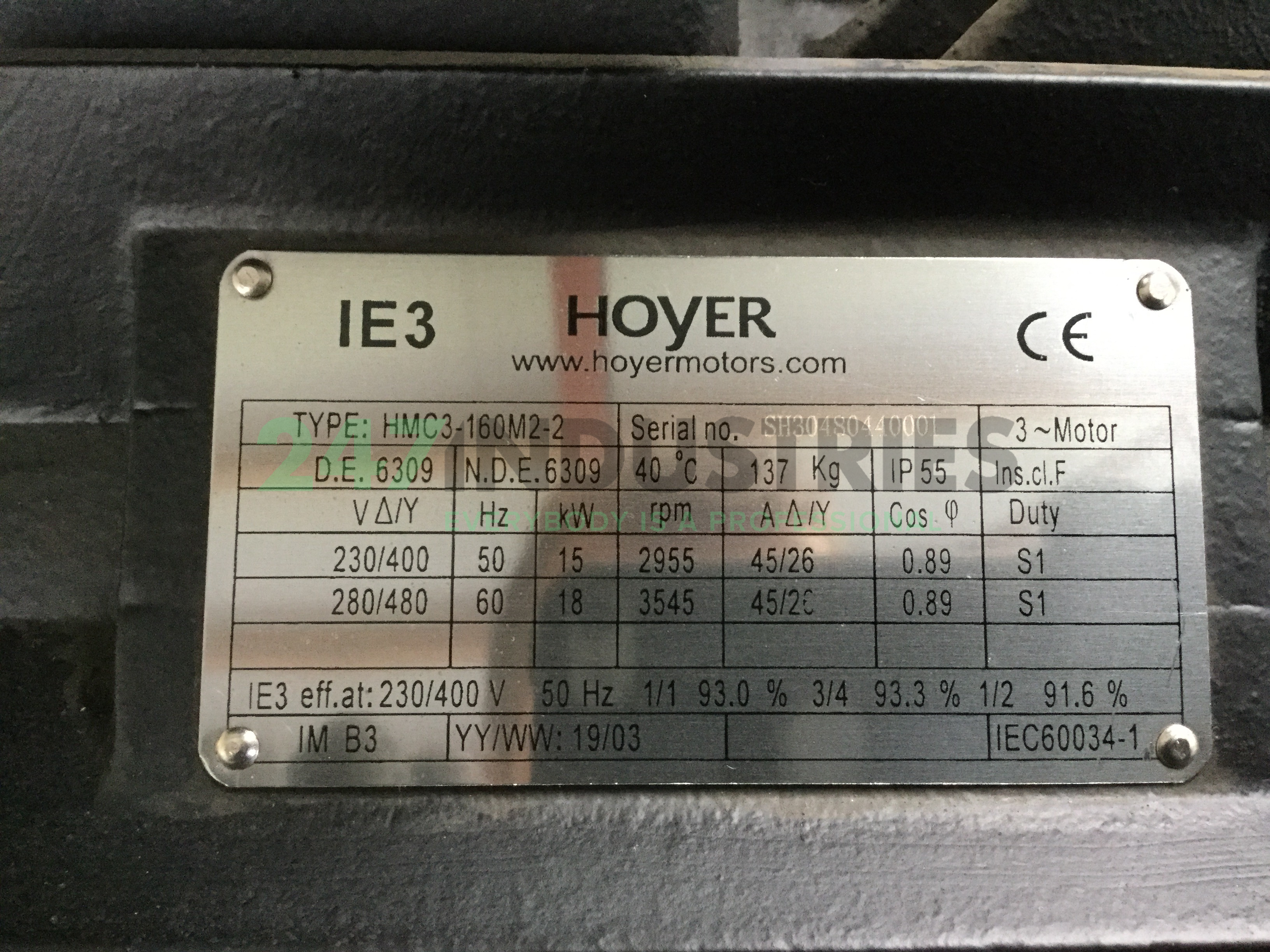 HMC3-160M2-2-B3 Hoyer Image 4