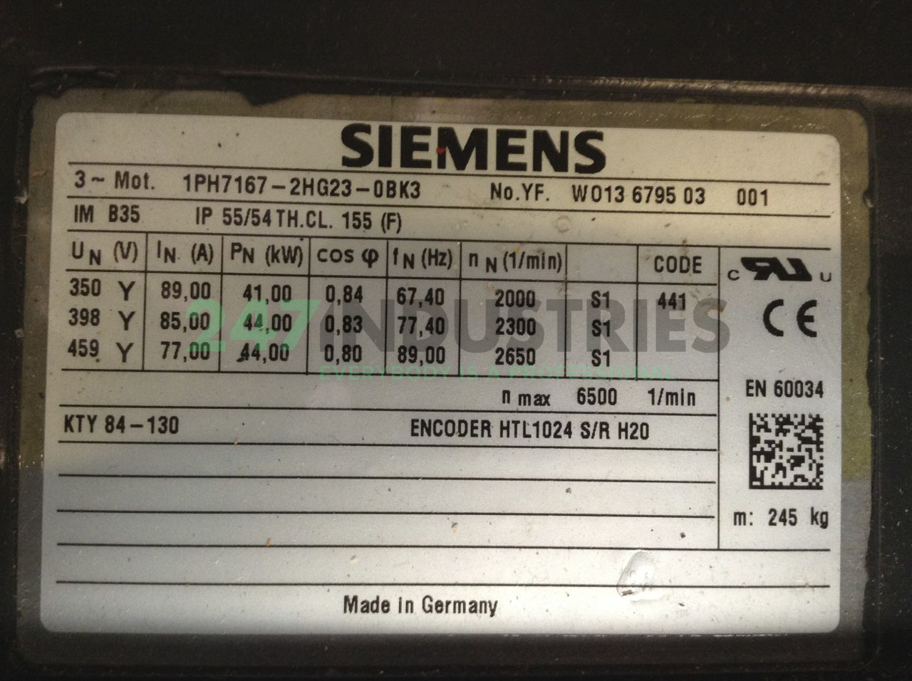 1PH7167-2HG23-0BK3 Siemens Image 2