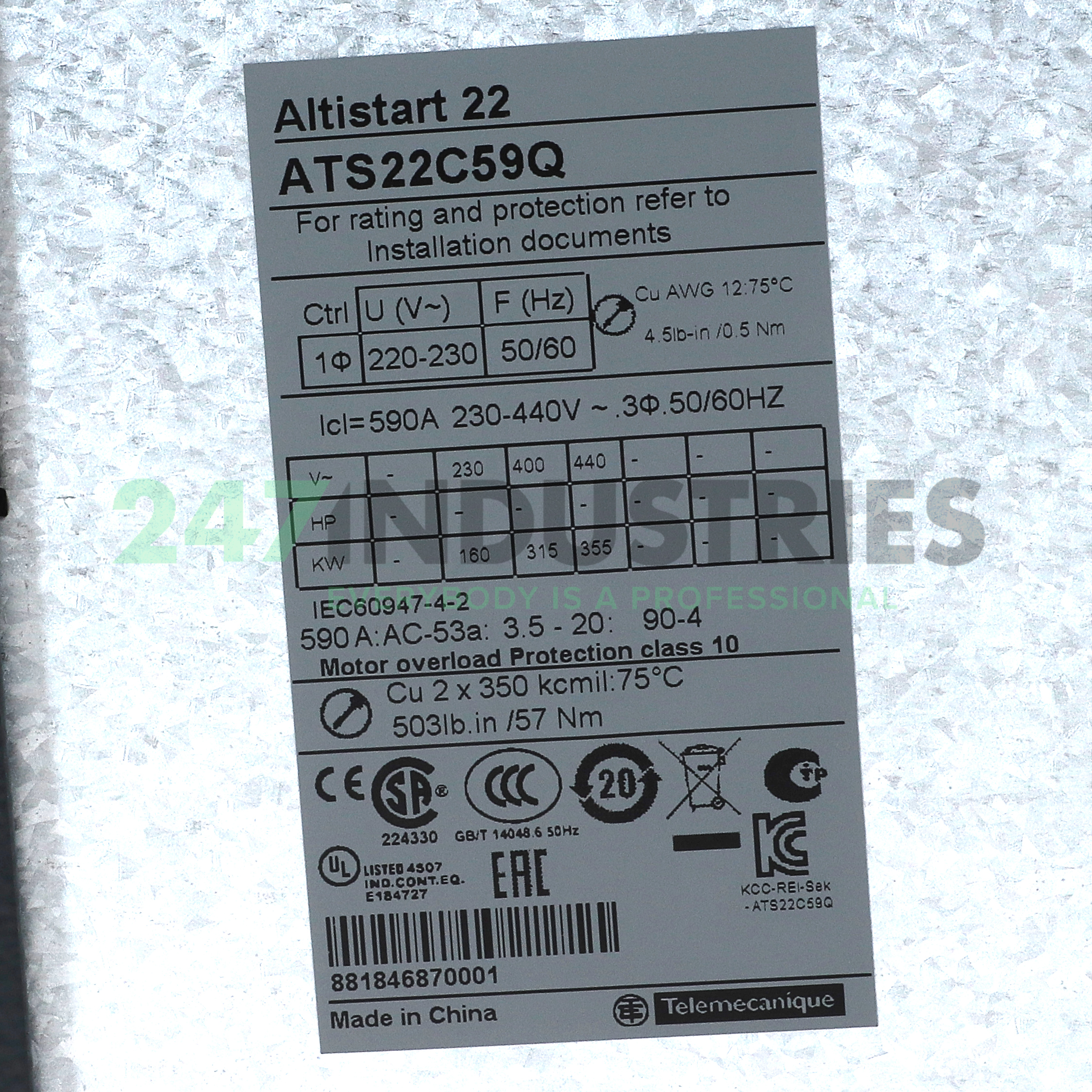 ATS22C59Q Schneider Electric Image 3