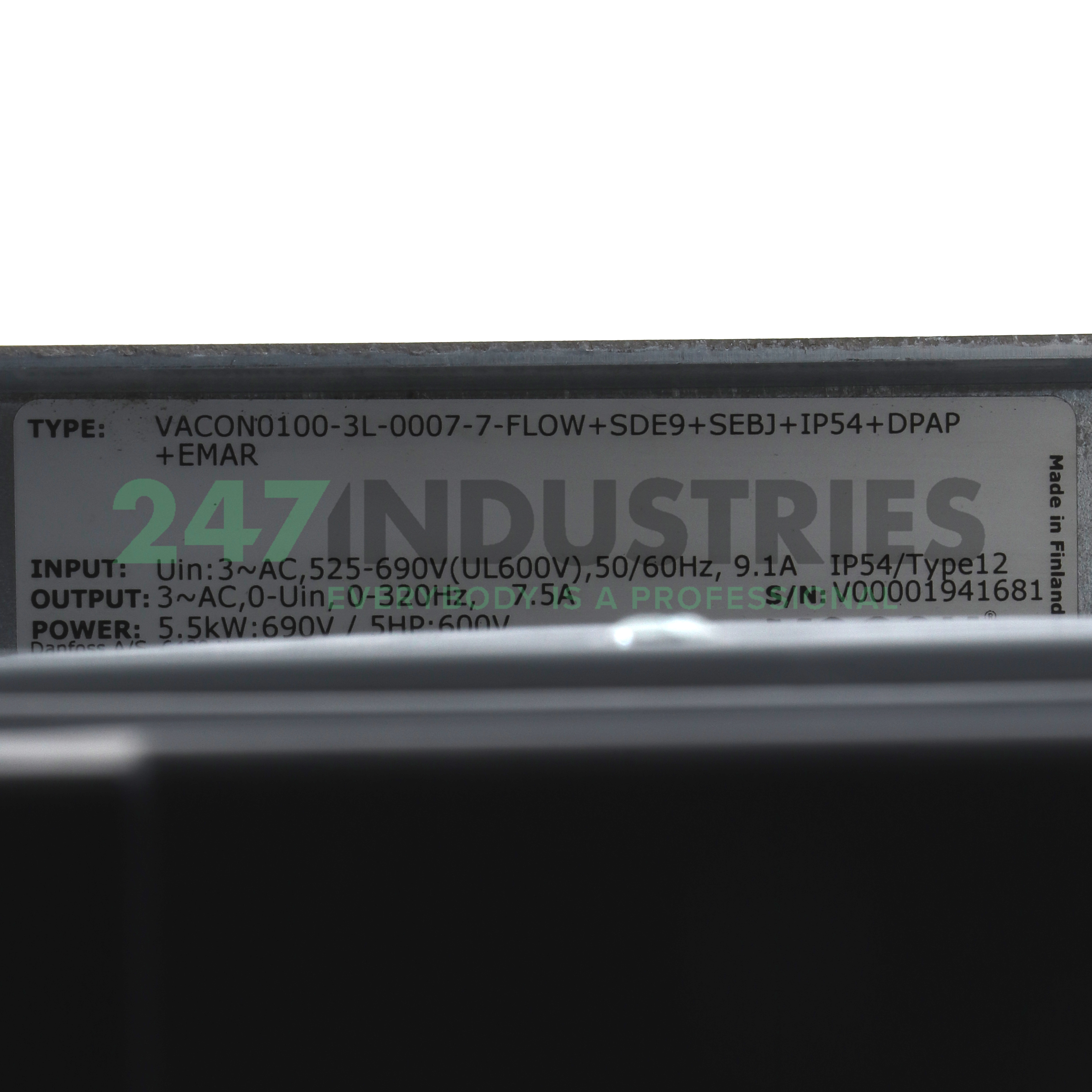 0100-3L-0007-7 Vacon Image 2