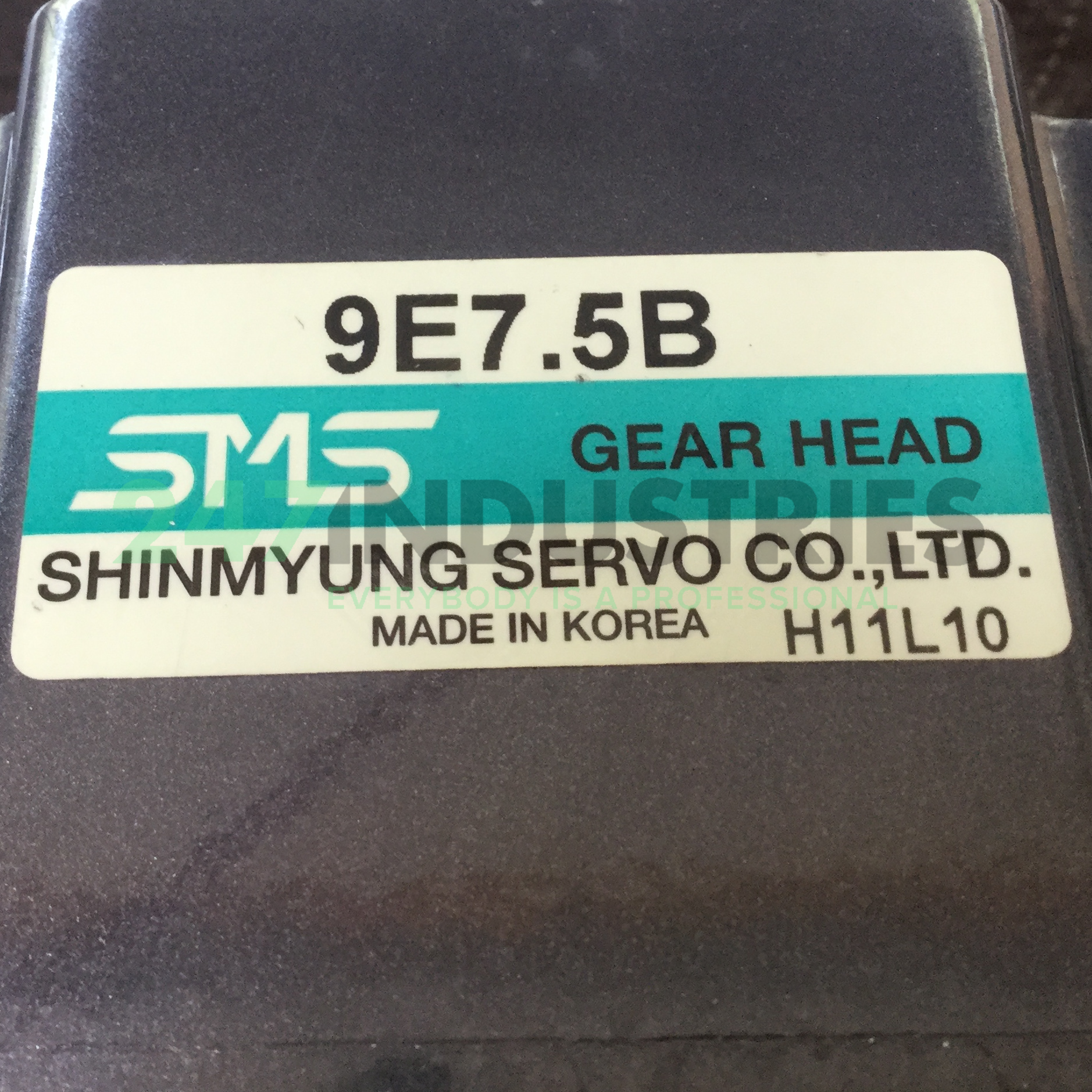 9E7.5B Shinmyung Servo Co. Ltd. Image 4