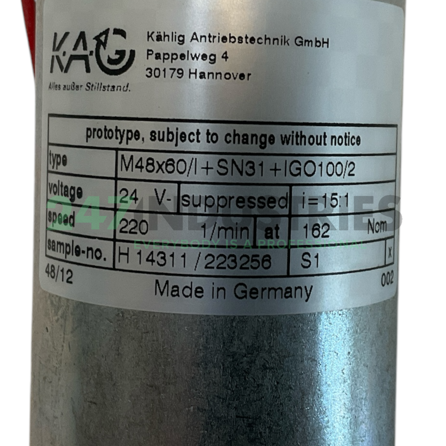 M48X60I24VSN31I15IGO1 Kahlig Antriebstechnik Image 4