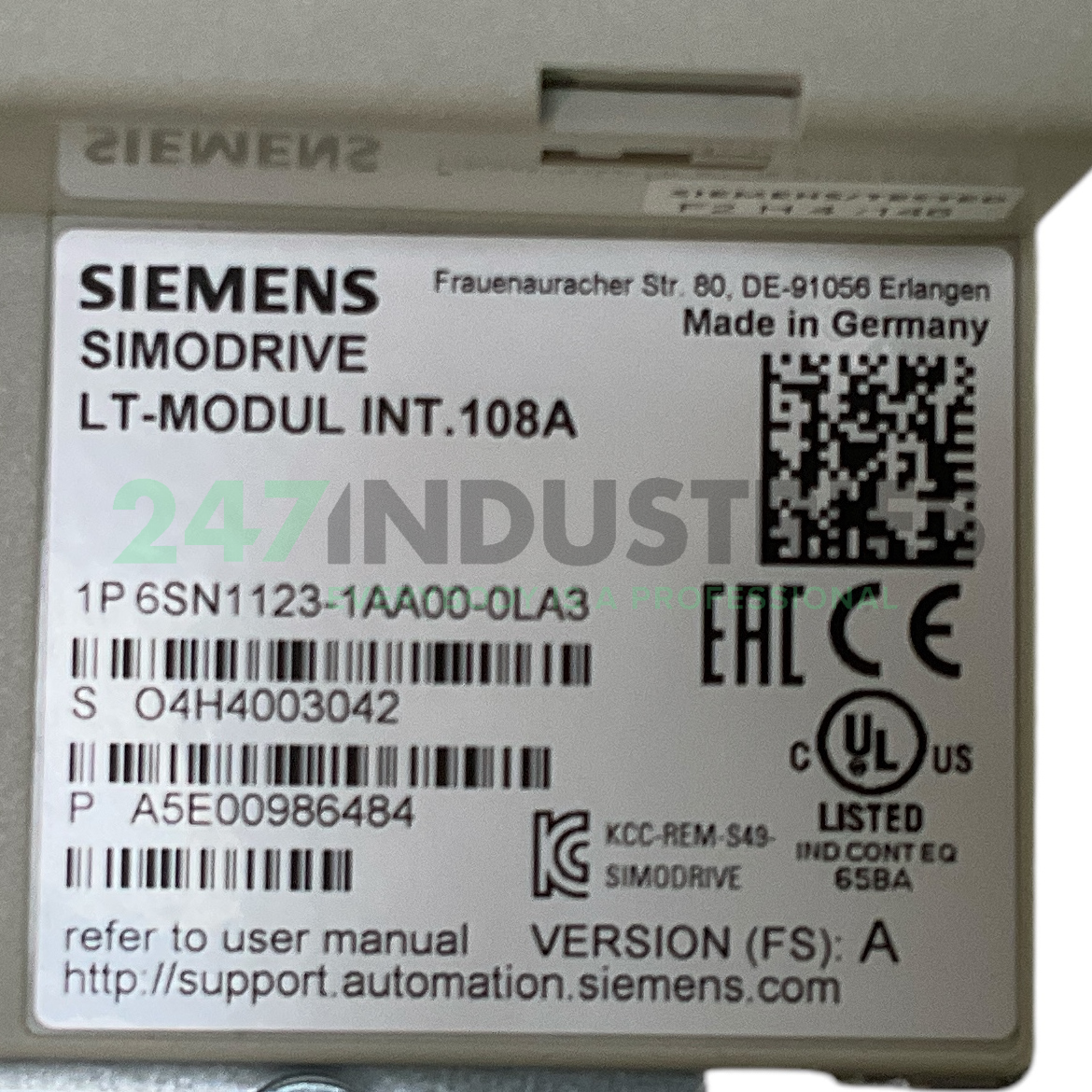 6SN1123-1AA00-0LA3 Siemens Image 4