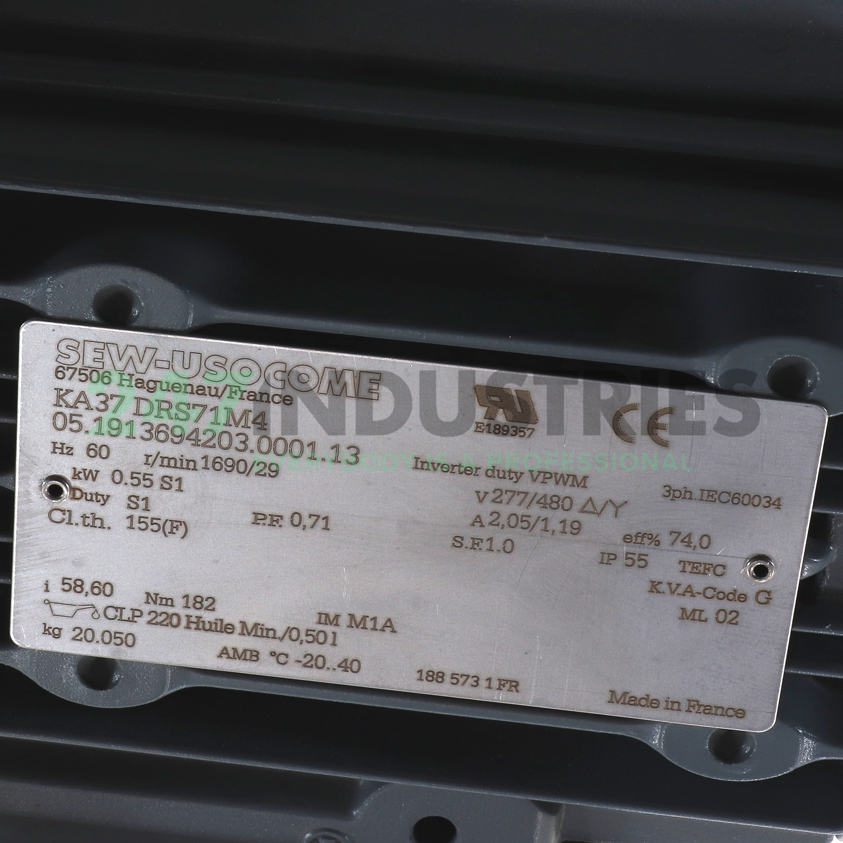 KA37/DRS71M4 SEW-EURODRIVE Image 2