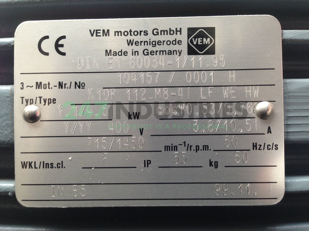 K10R112M8-4B5 VEM