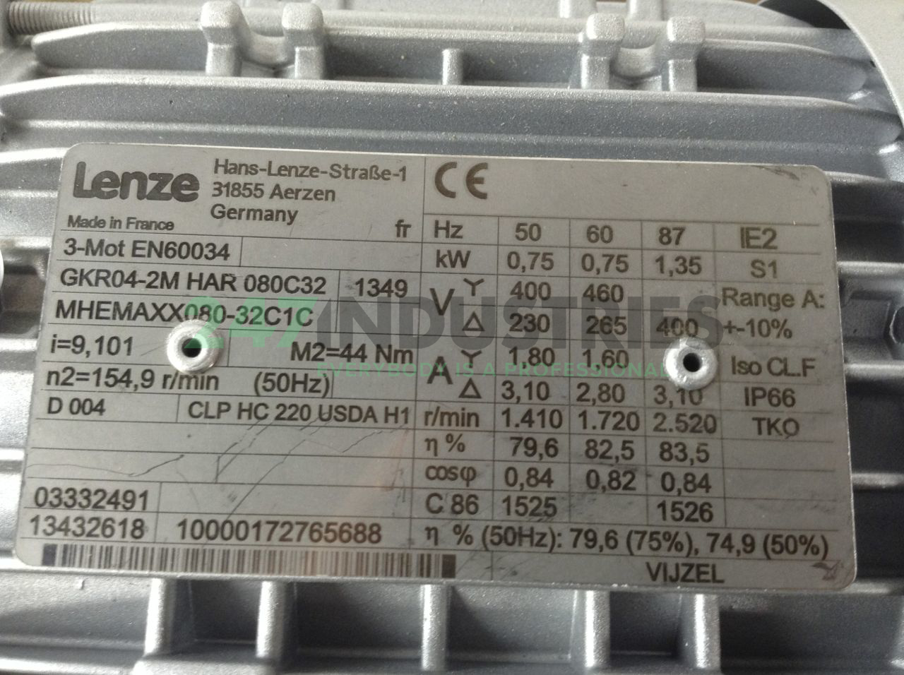 GKR04-2MHAR080C32 Lenze Image 2