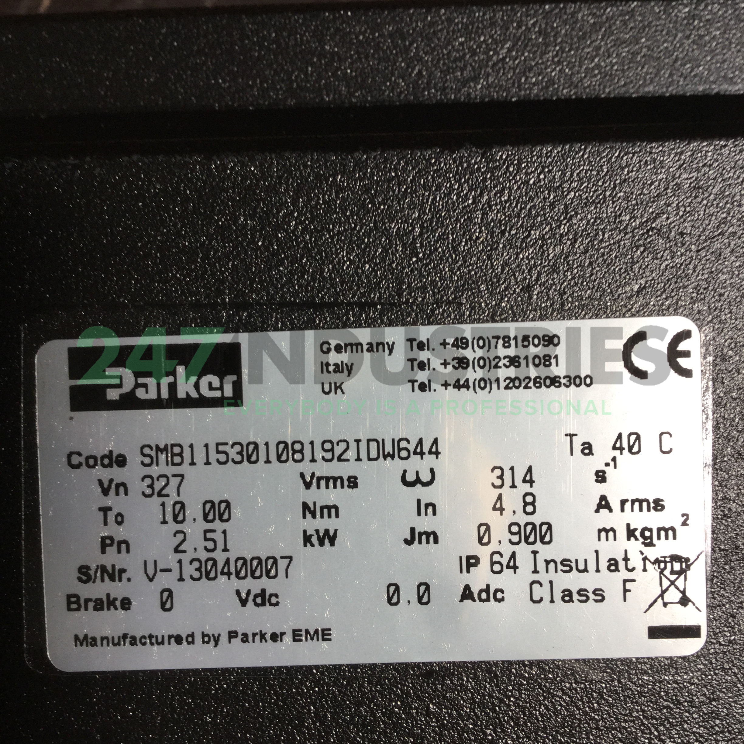 SMB11530108192IDW644 Parker Image 4