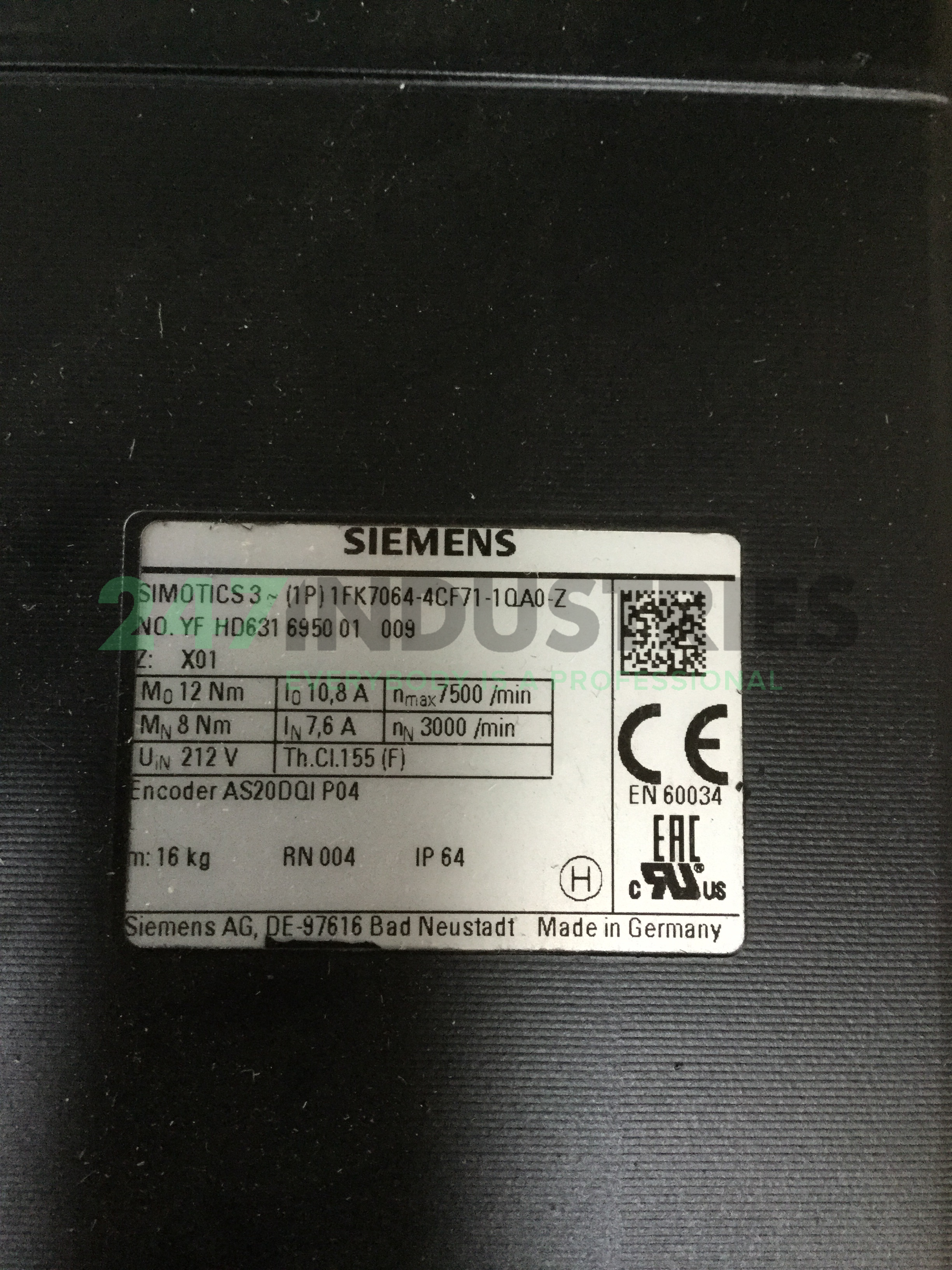 1FK7064-4CF71-1QA0-Z X01 Siemens Image 4