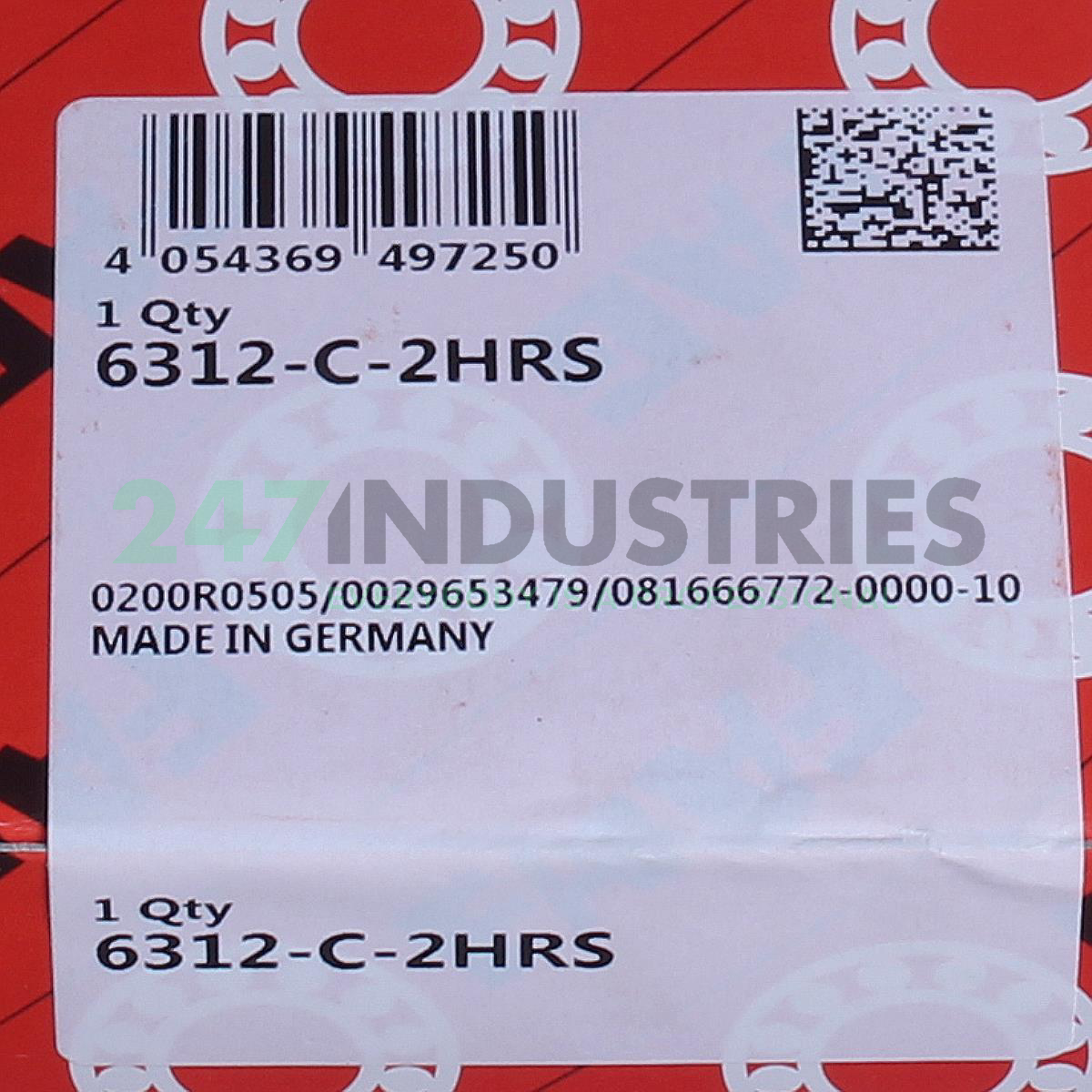 6312-C-2HRS FAG Image 5