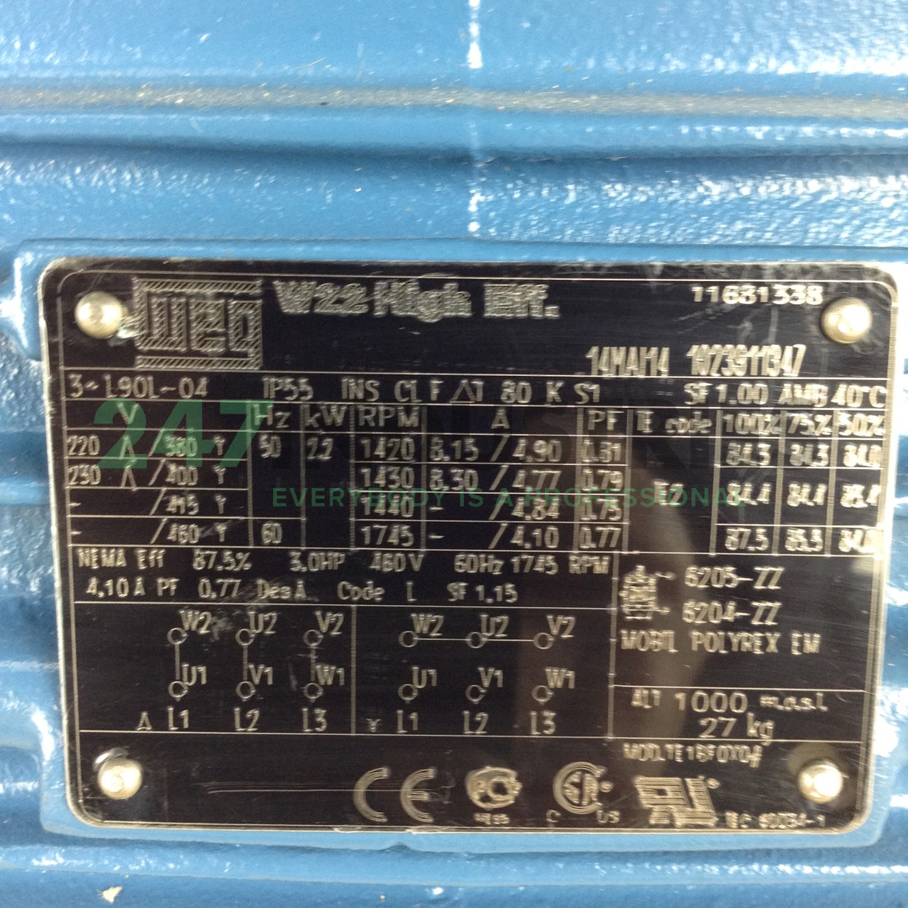 2.2K31AL2904B3 WEG Image 2