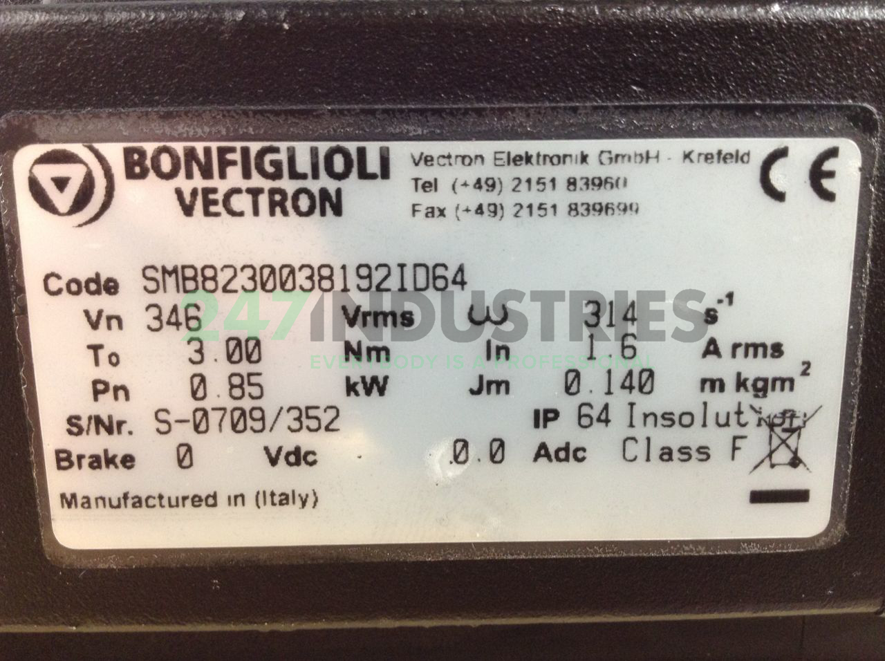 SMB8230038192ID64 Bonfiglioli