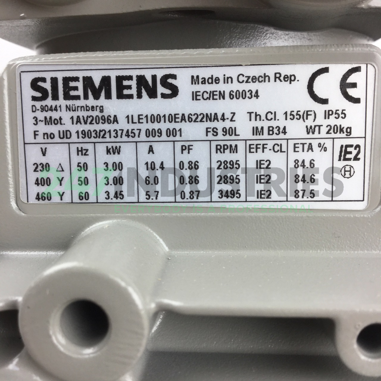 1LE1001-0EA62-2NA4-Z Siemens Image 2