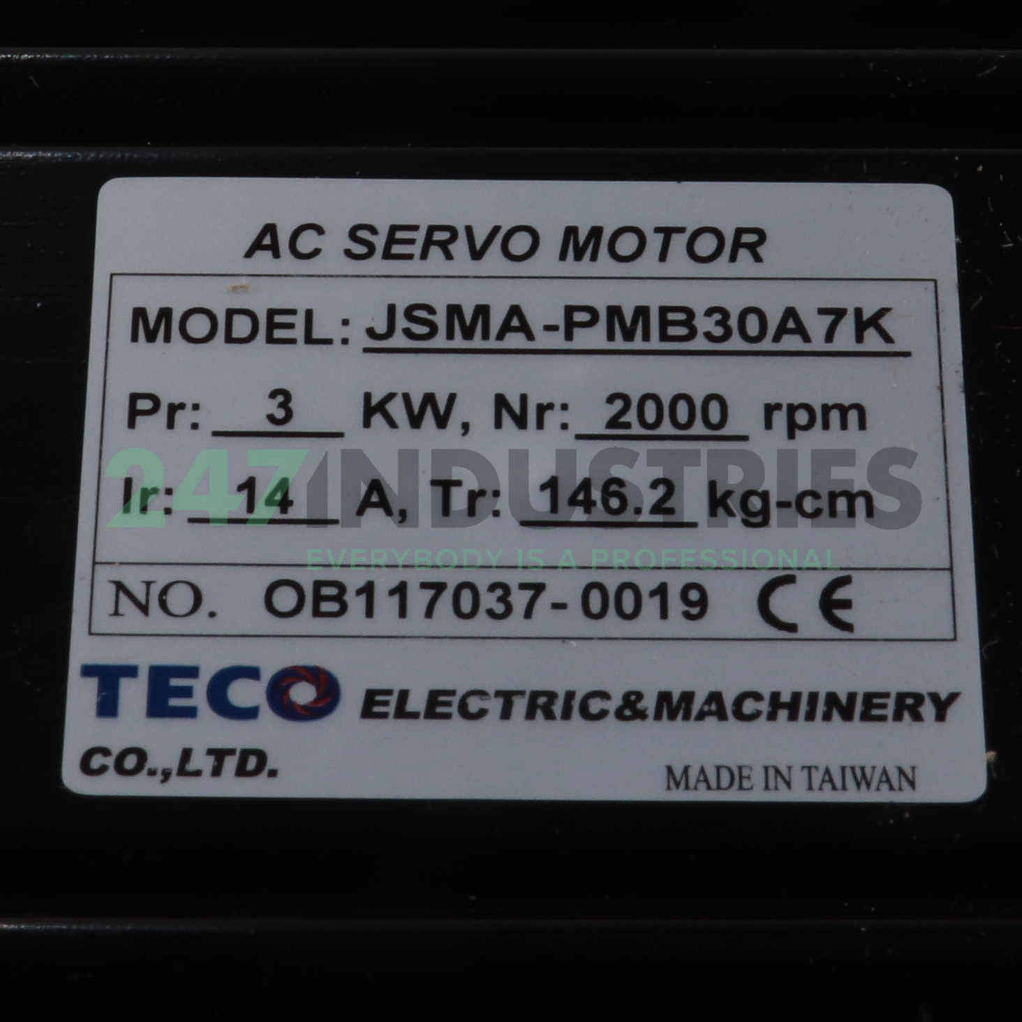 JSMA-PMB30A7KB Teco Image 2