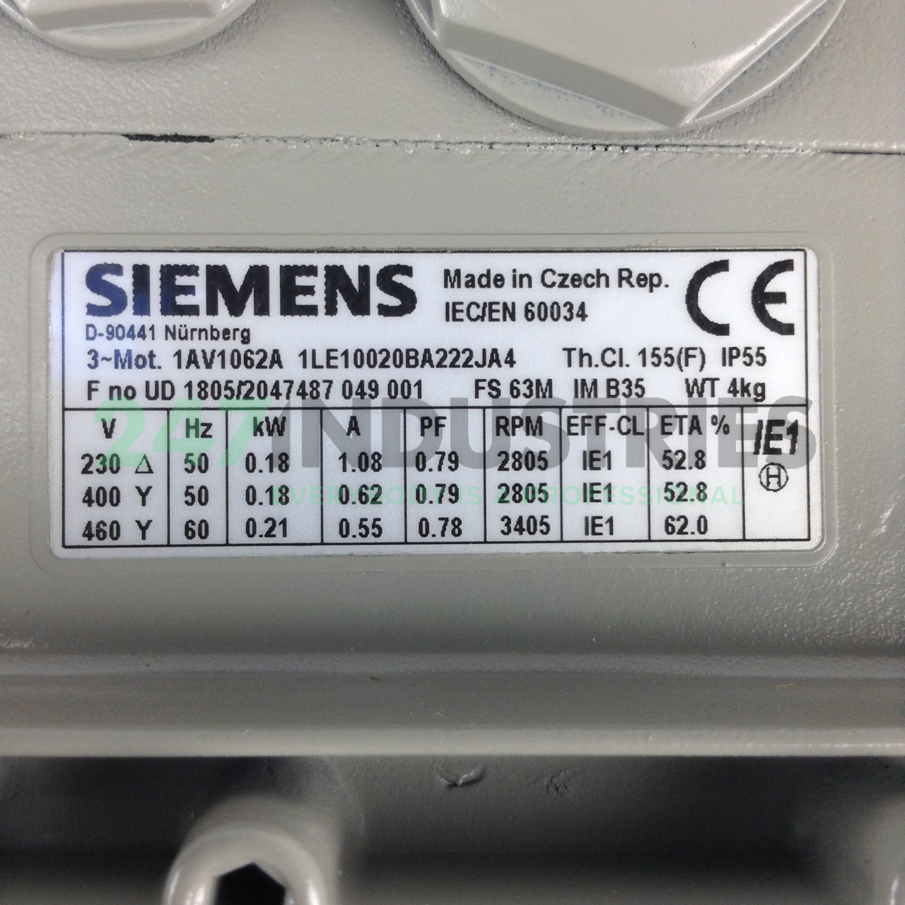 1LE1002-0BA22-2JA4 Siemens Image 2