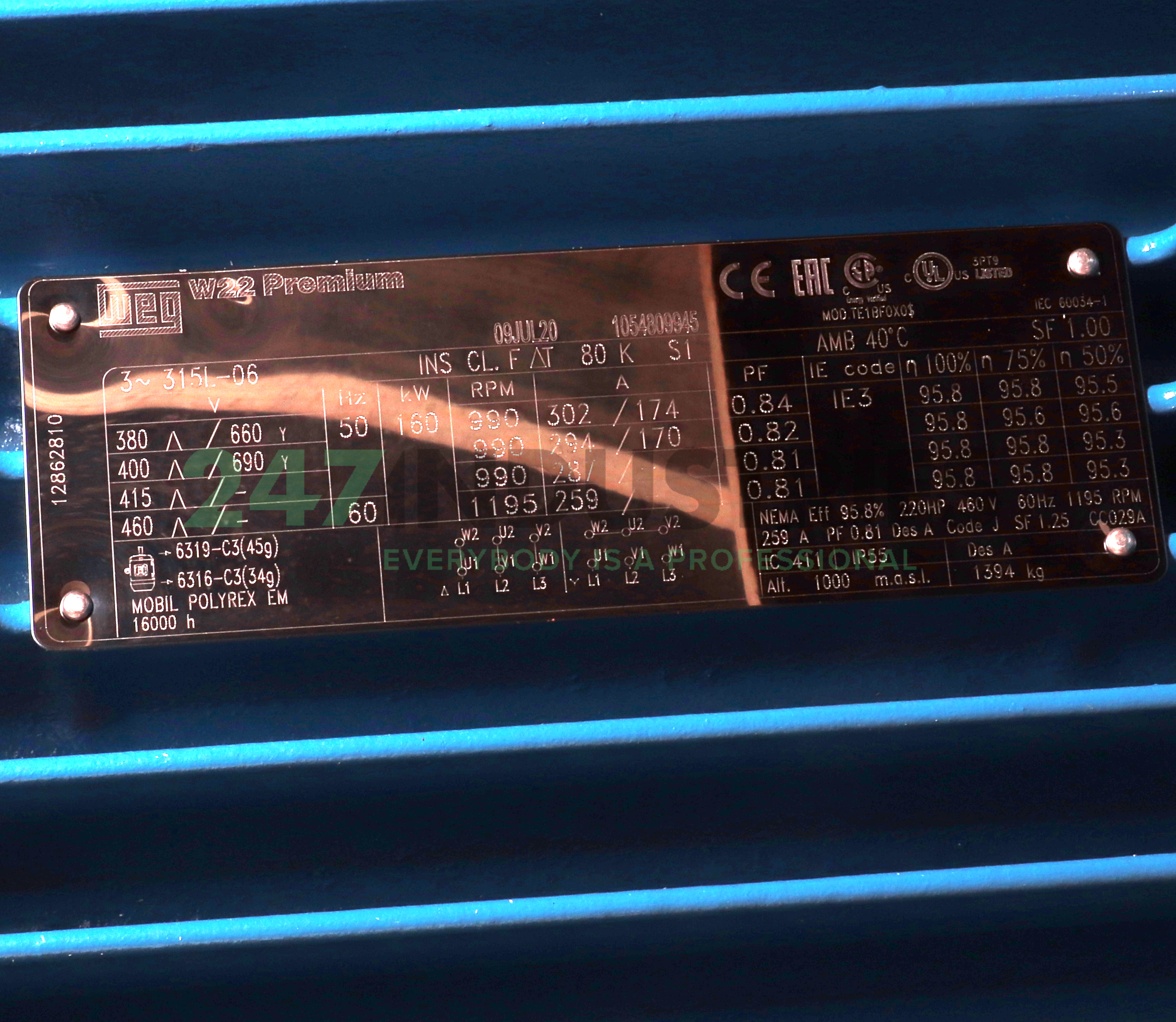 160K32CI3315L6B3 WEG Image 4