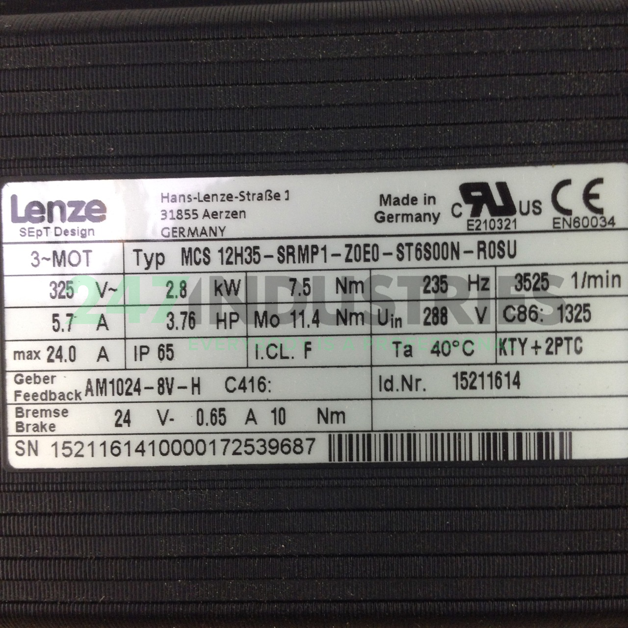 MCS12-H35SRMP1Z0E0 Lenze Image 2